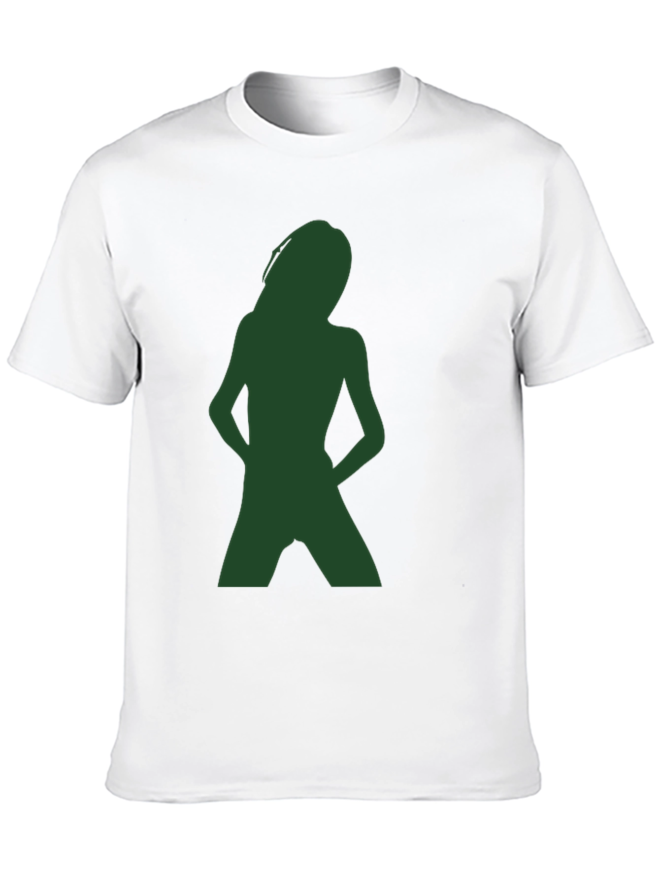 Silhouette Tee - Black Cotton Blend