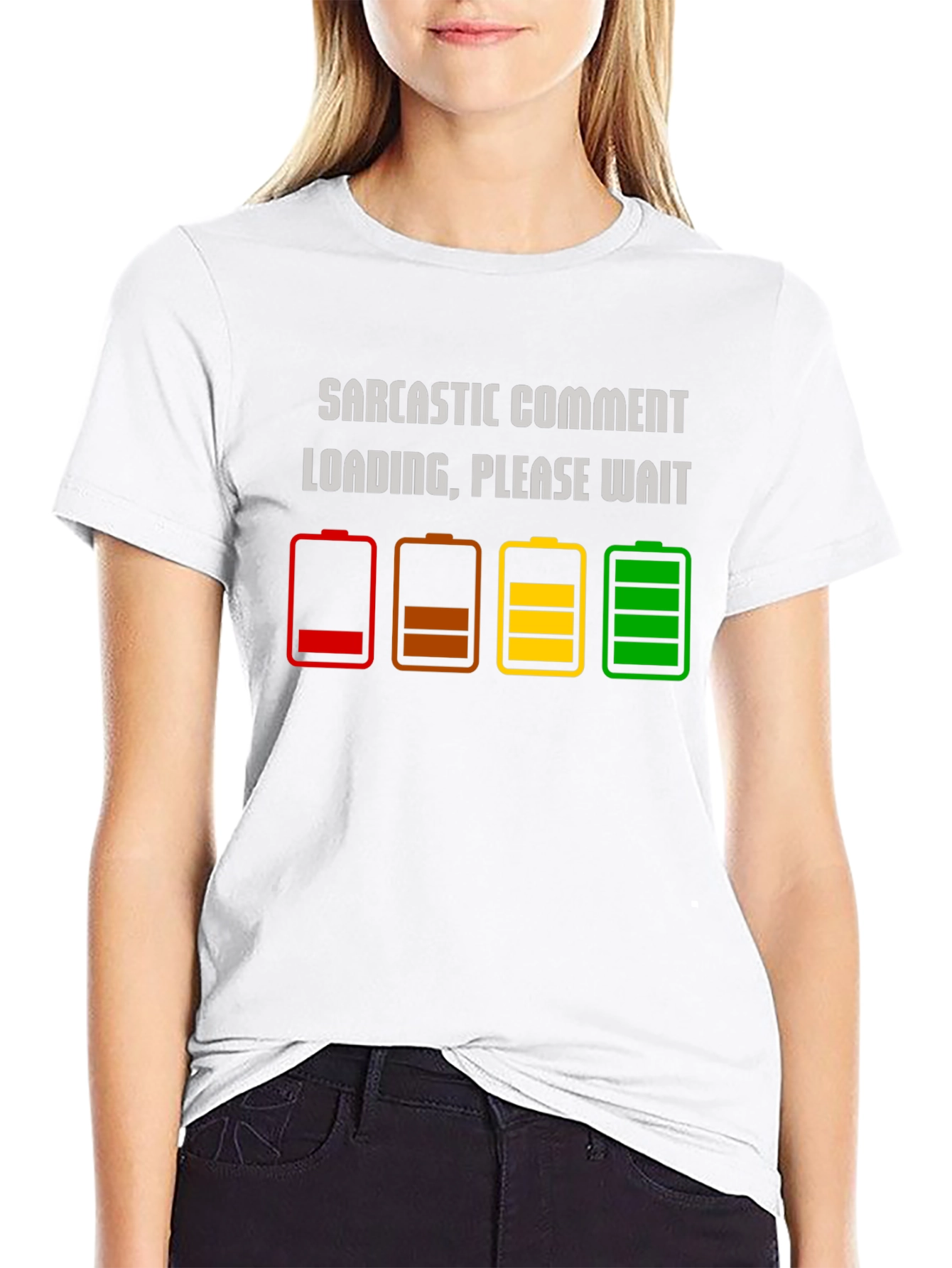 Sarcastic Comment Loading T-Shirt - Funny Humor Tee