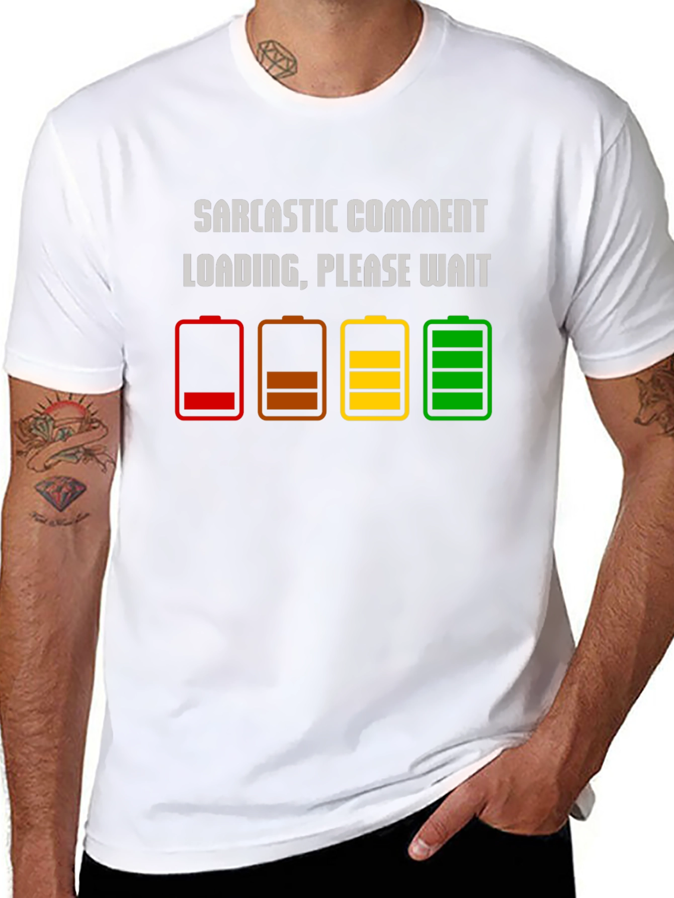 Sarcastic Comment Loading T-Shirt - Funny Humor Tee