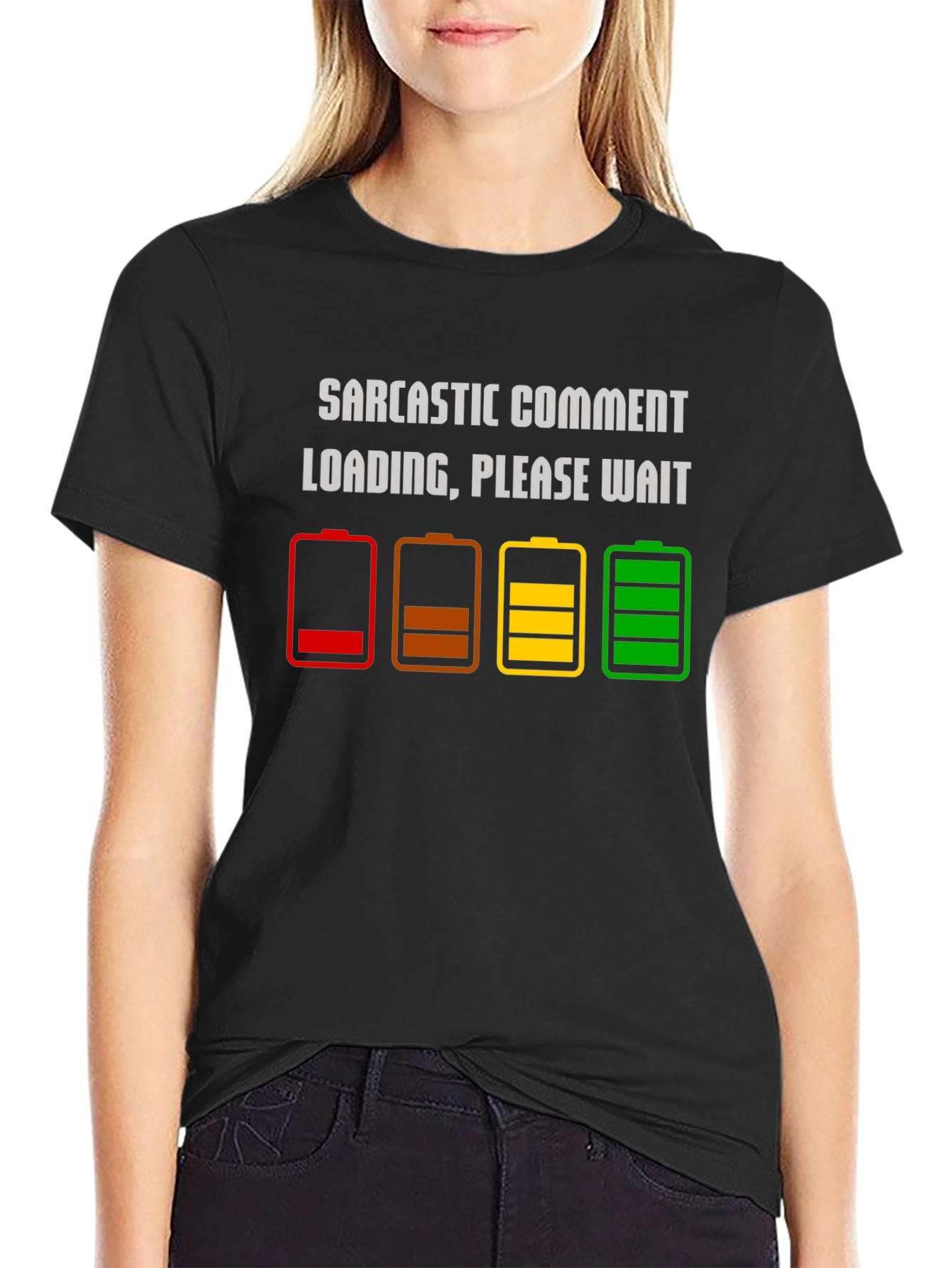 Sarcastic Comment Loading T-Shirt - Funny Humor Tee