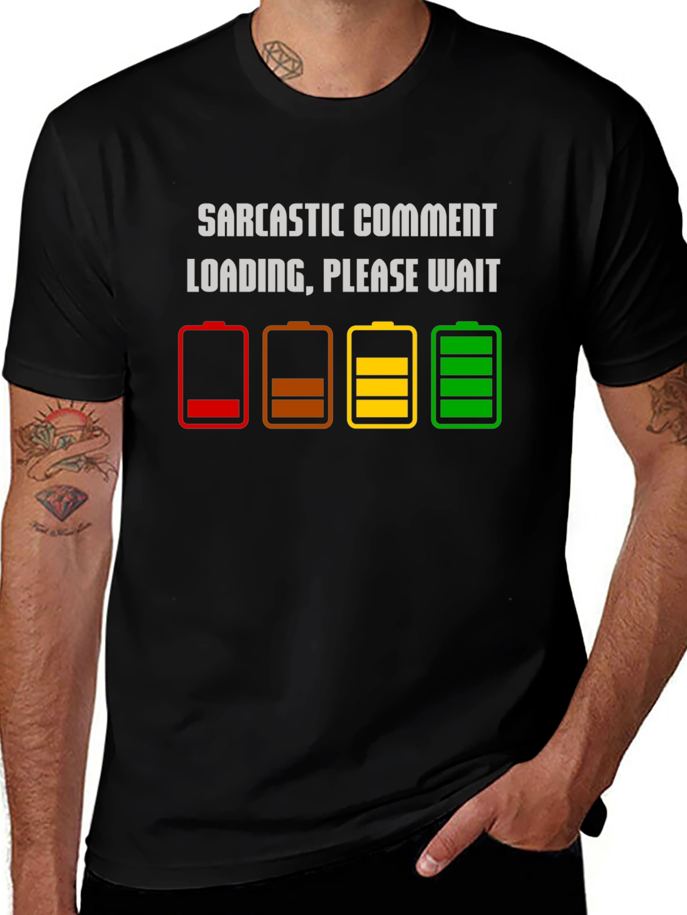 Sarcastic Comment Loading T-Shirt - Funny Humor Tee