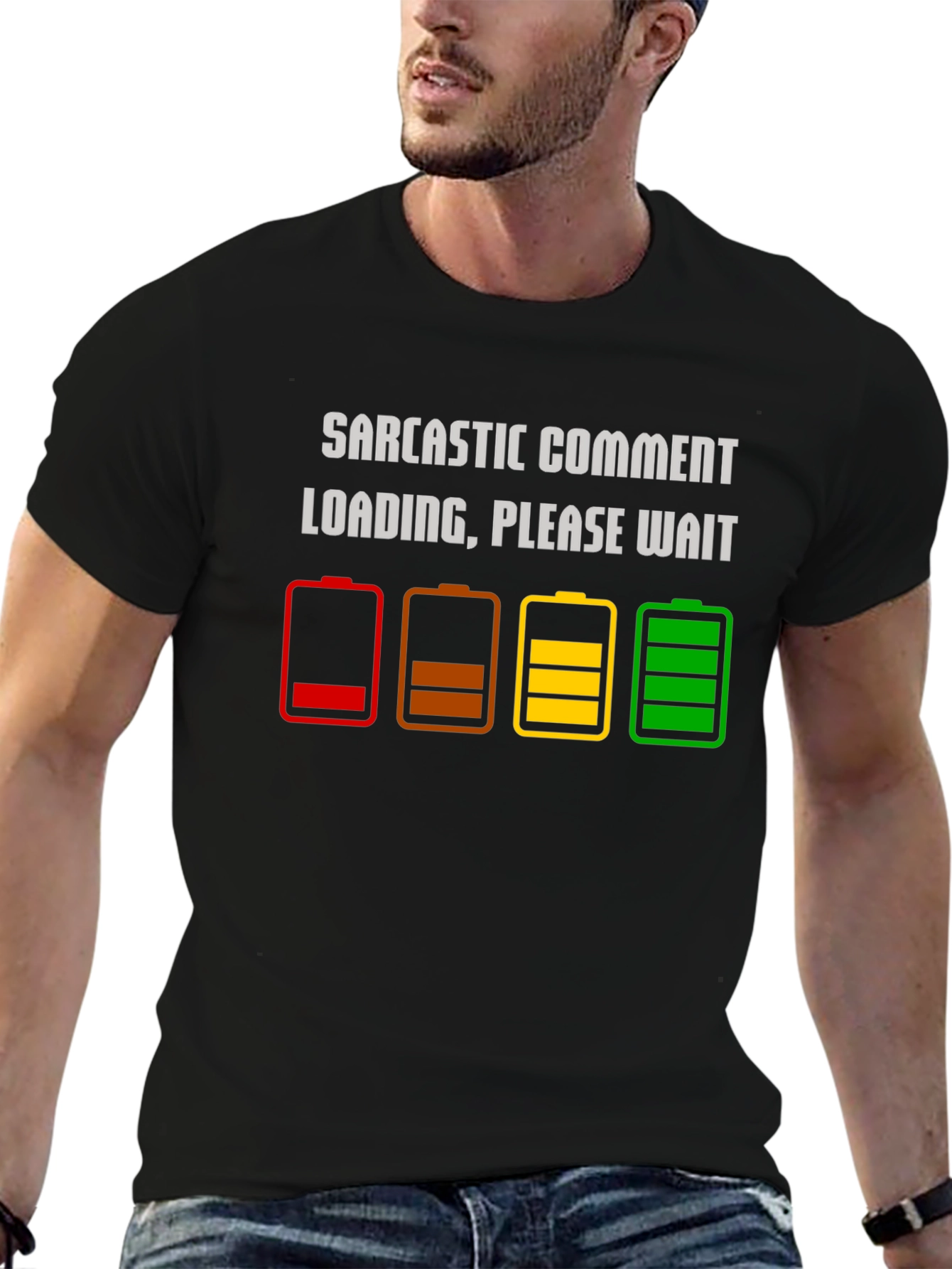 Sarcastic Comment Loading T-Shirt - Funny Humor Tee