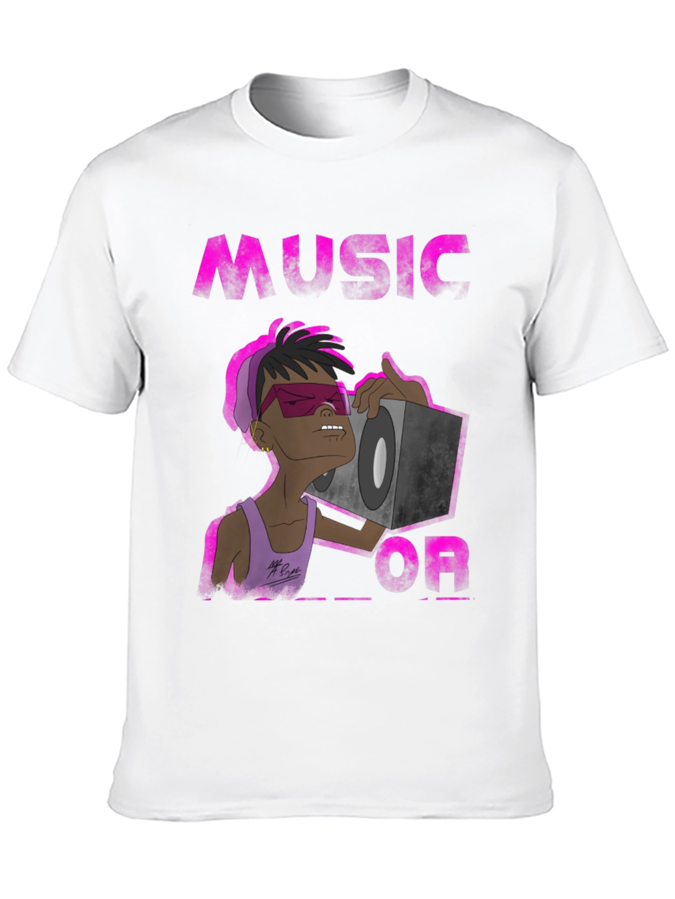 Music Or... Graphic Print T-Shirt