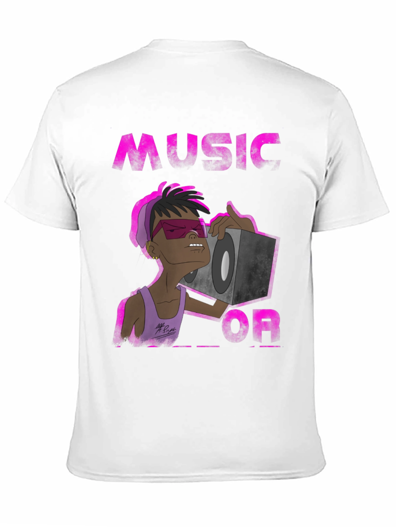 Music Or... Graphic Print T-Shirt