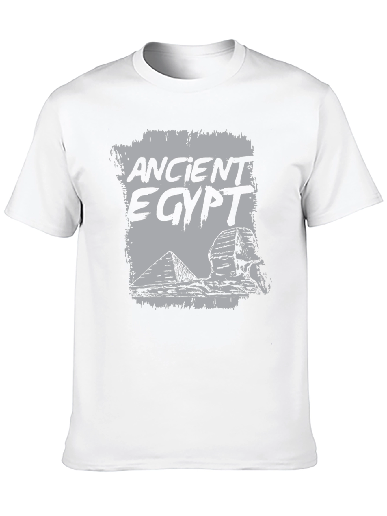 Ancient Egypt Graphic Tee - Black Cotton T-Shirt