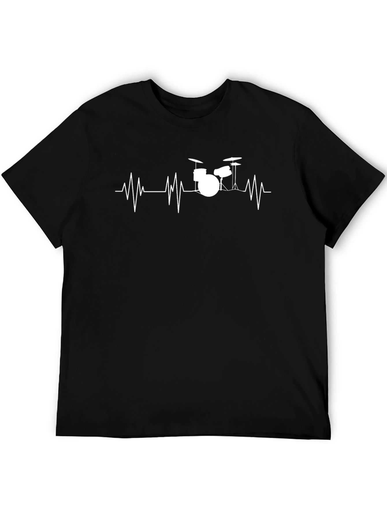 Drumbeat Heartbeat T-Shirt - Music Lover Tee