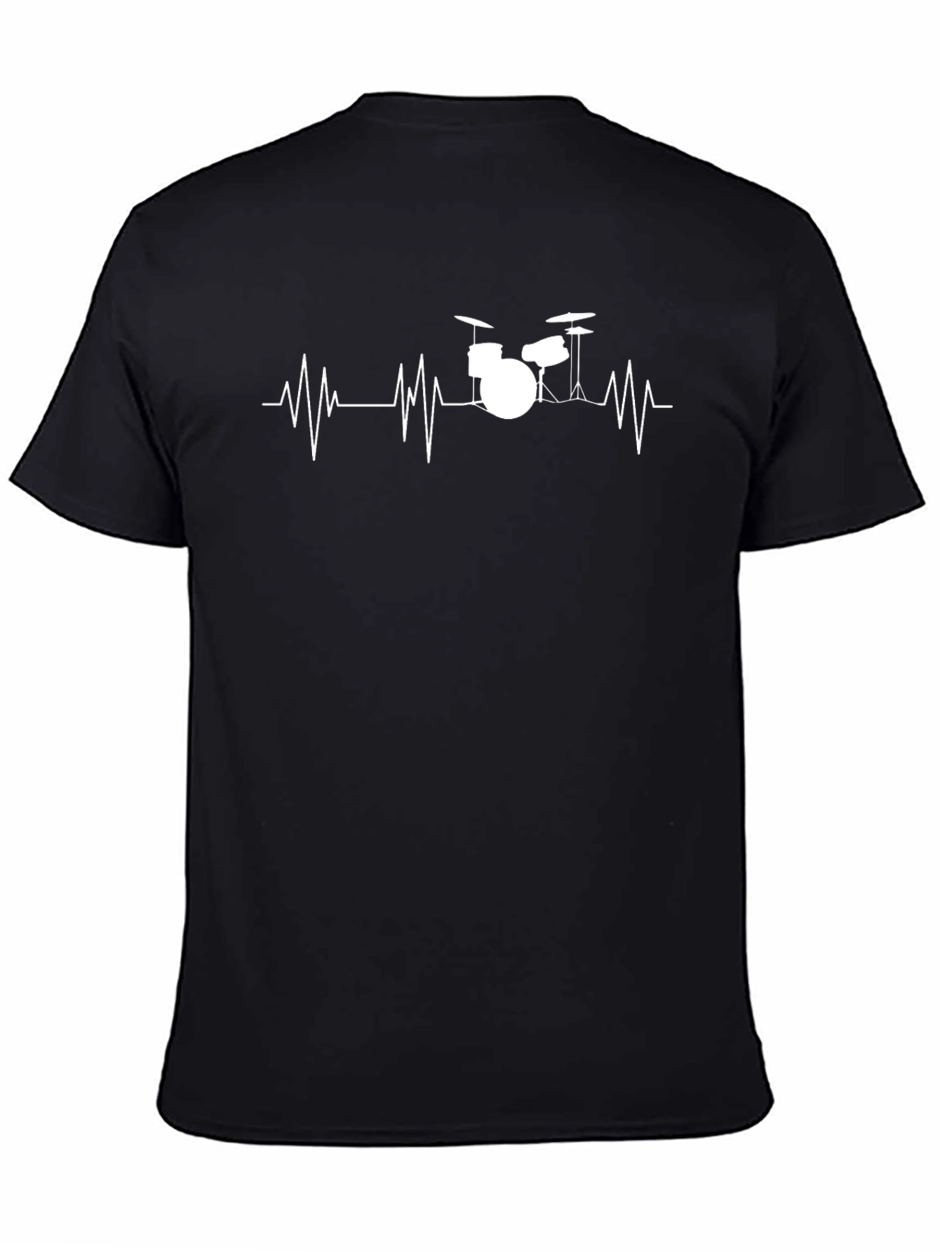 Drumbeat Heartbeat T-Shirt - Music Lover Tee