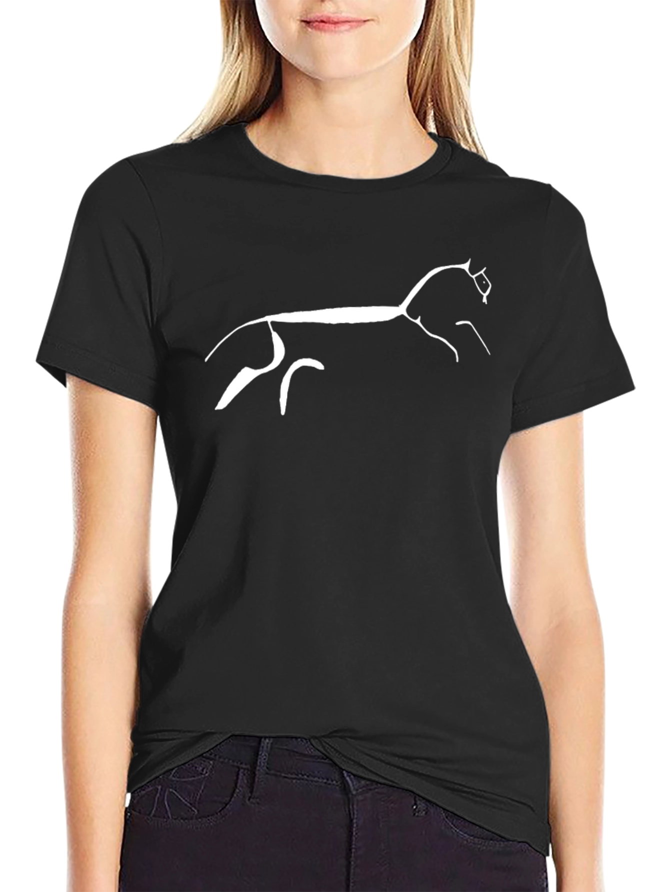 Cave Art Horse T-Shirt - Stylish Graphic Tee