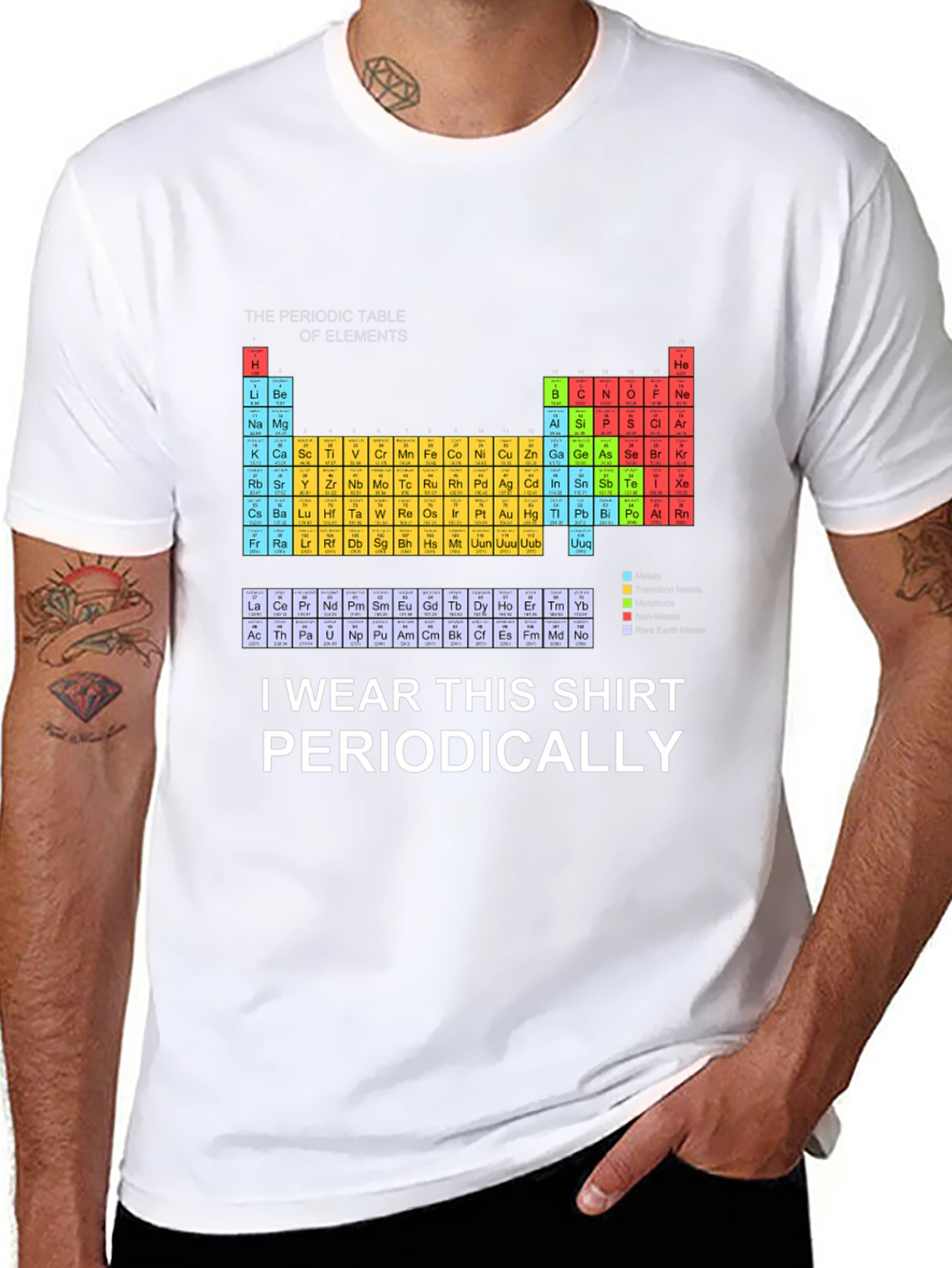 Periodic Table T-Shirt - Science Geek Fashion