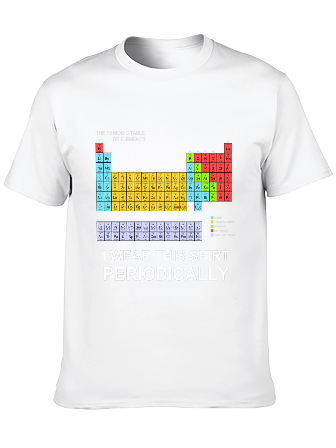 Periodic Table T-Shirt - Science Geek Fashion