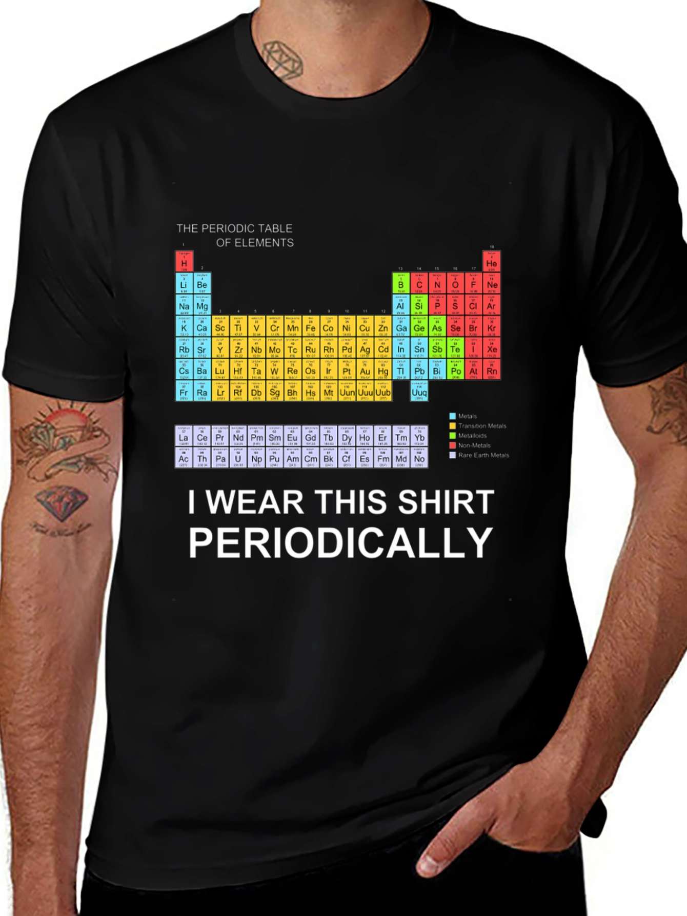 Periodic Table T-Shirt - Science Geek Fashion