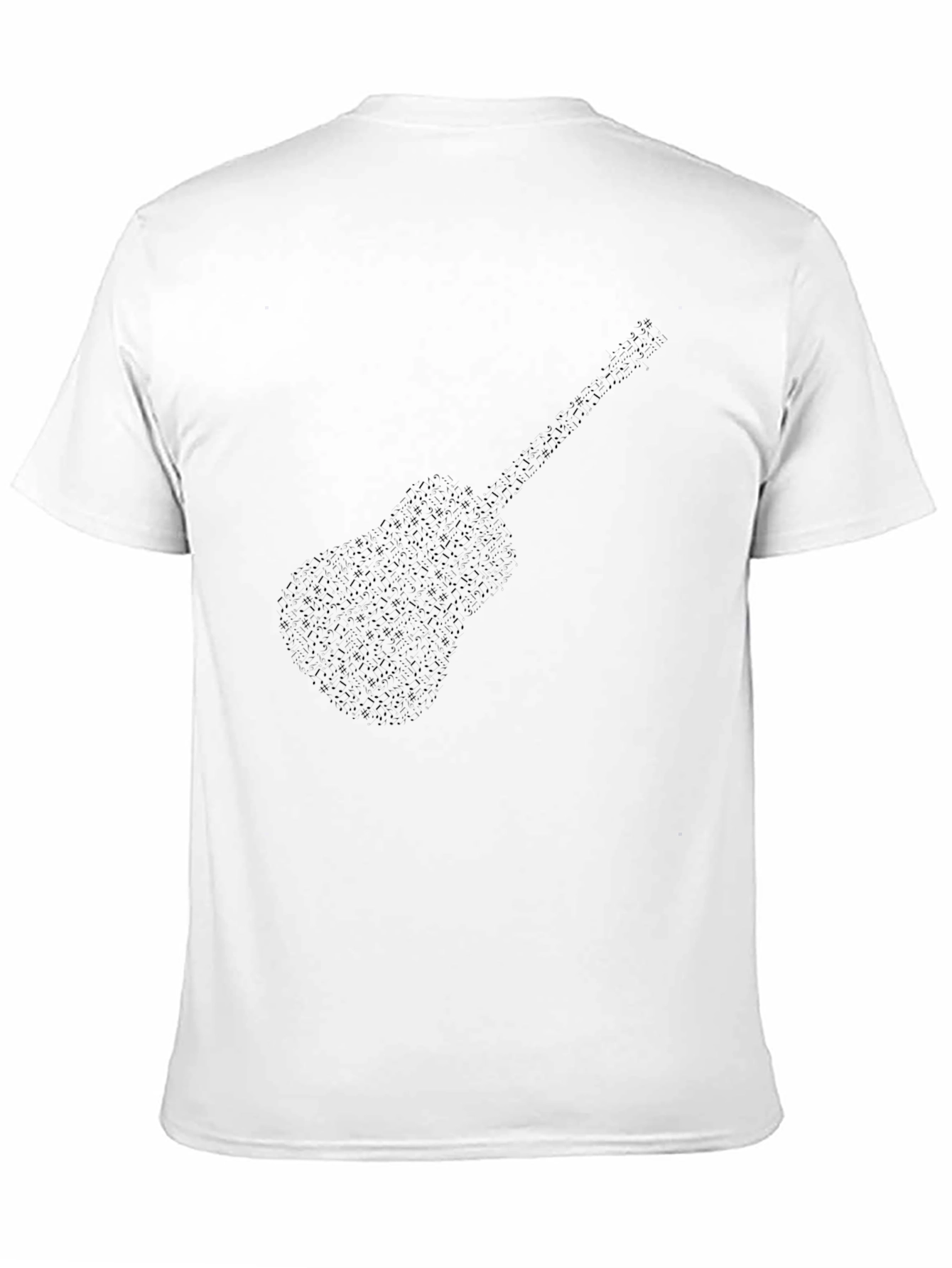 Black Guitar Graphic Tee - Stylish Music Lover Shirt