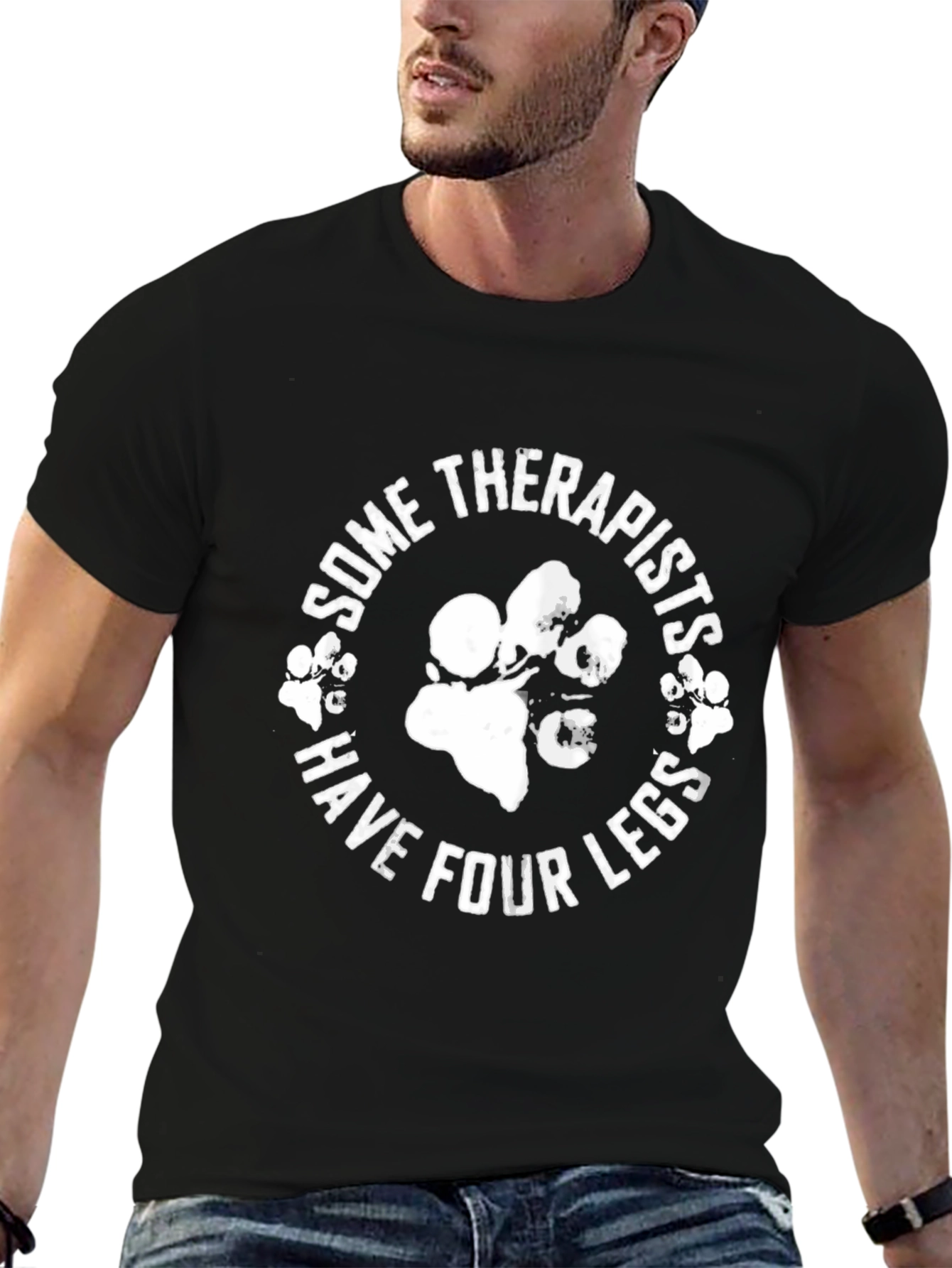 Some Therapists Four Legs Graphic Tee