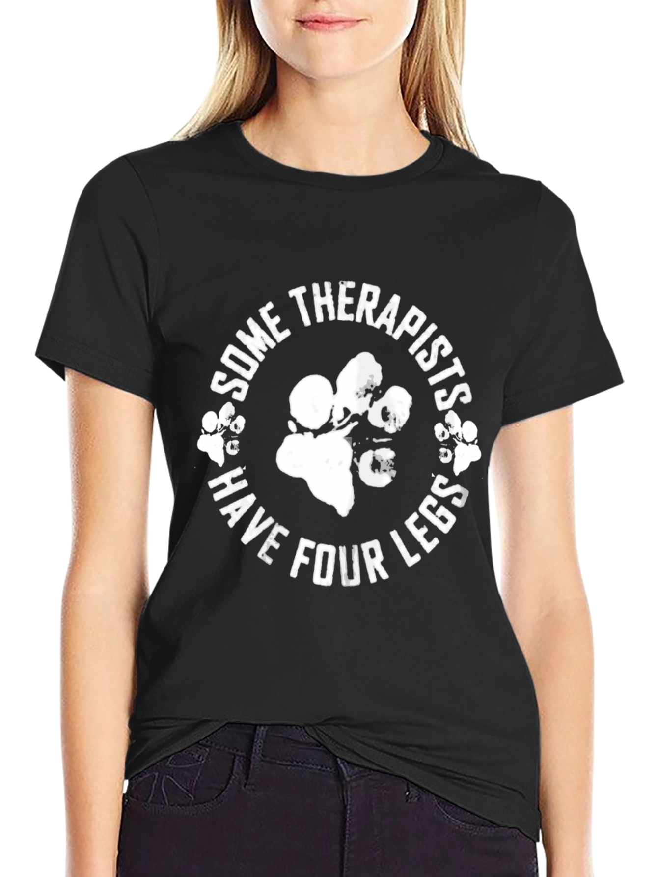 Some Therapists Four Legs Graphic Tee