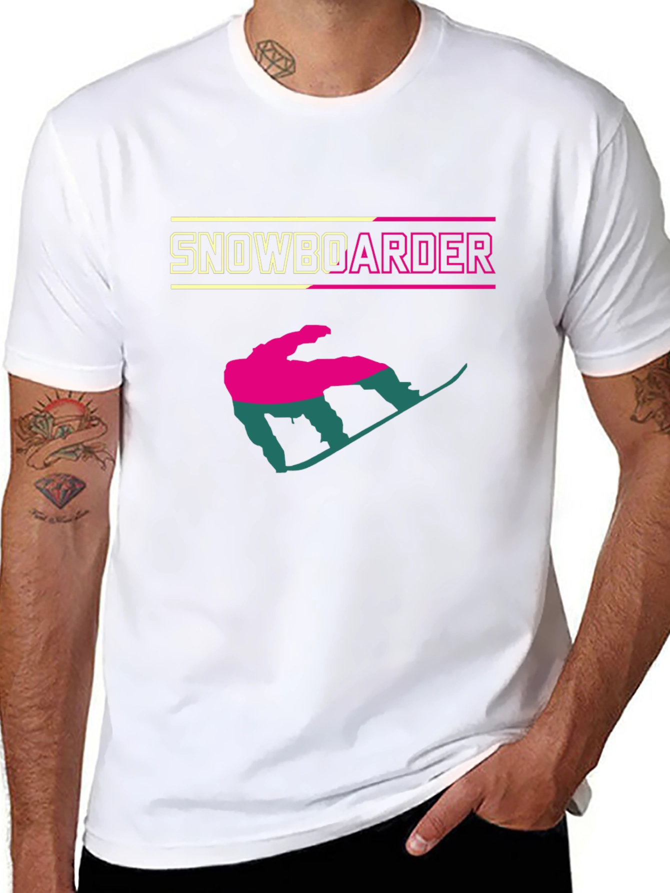 Snowboarder Graphic Tee - Stylish Sportswear