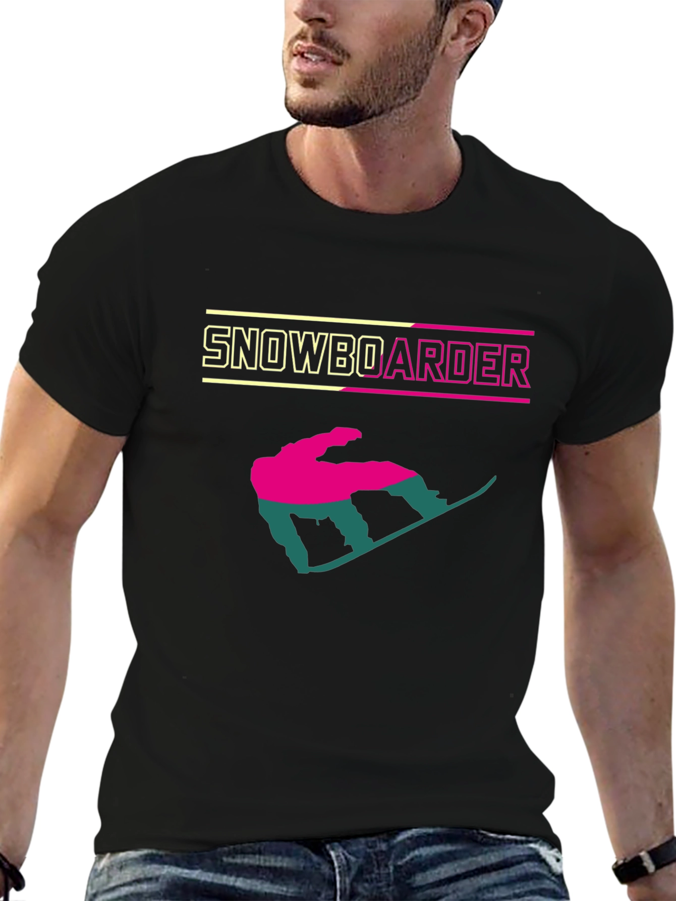 Snowboarder Graphic Tee - Stylish Sportswear
