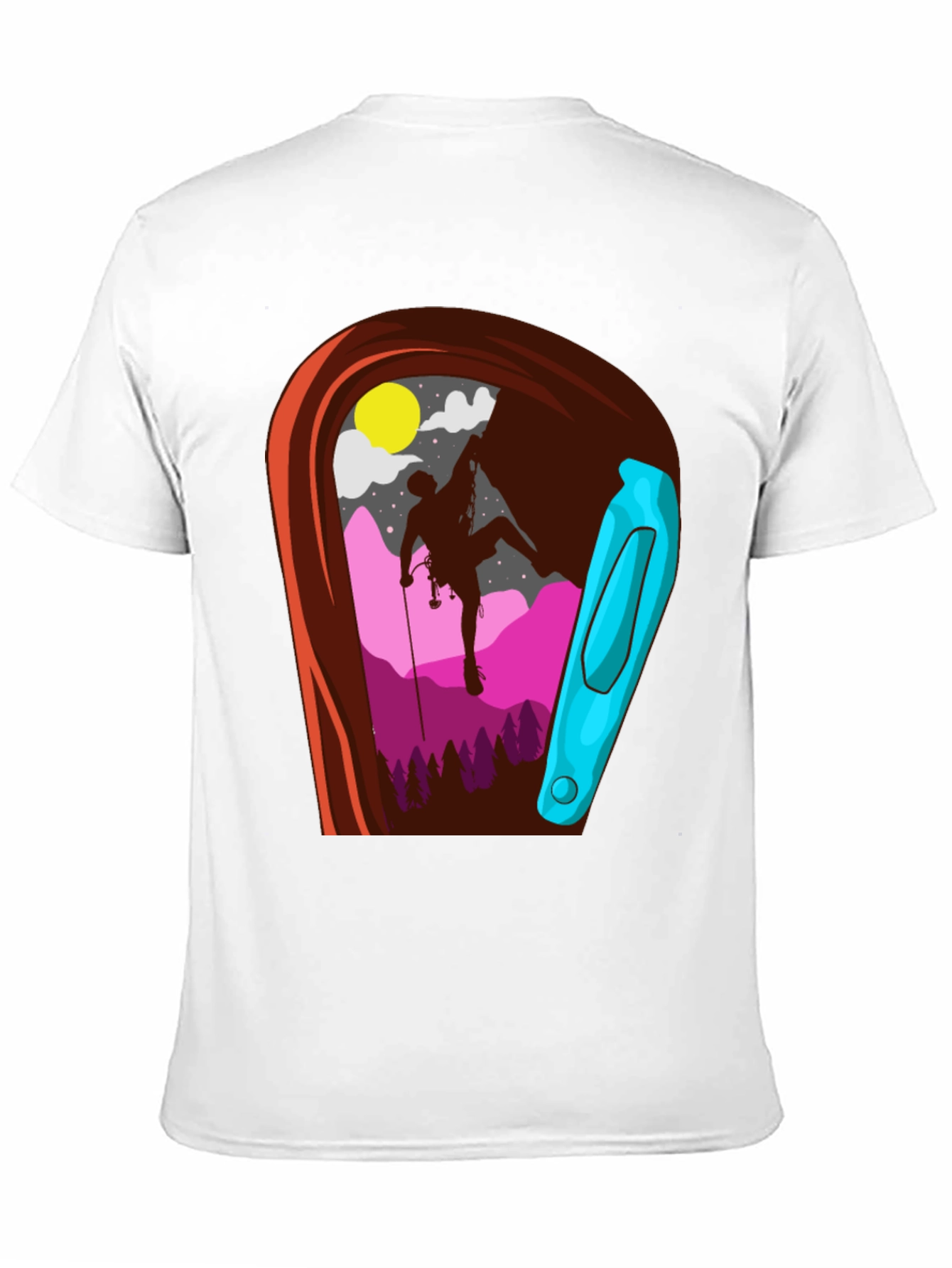 Climbing Carabiner Graphic T-Shirt