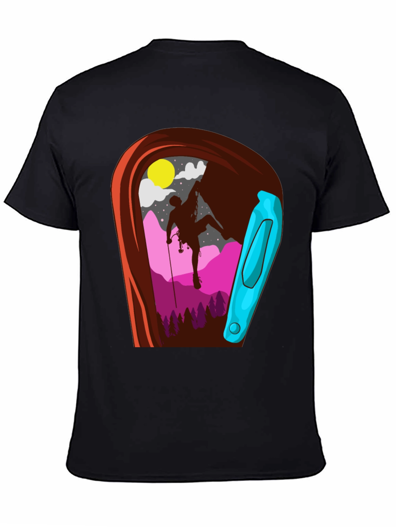 Climbing Carabiner Graphic T-Shirt
