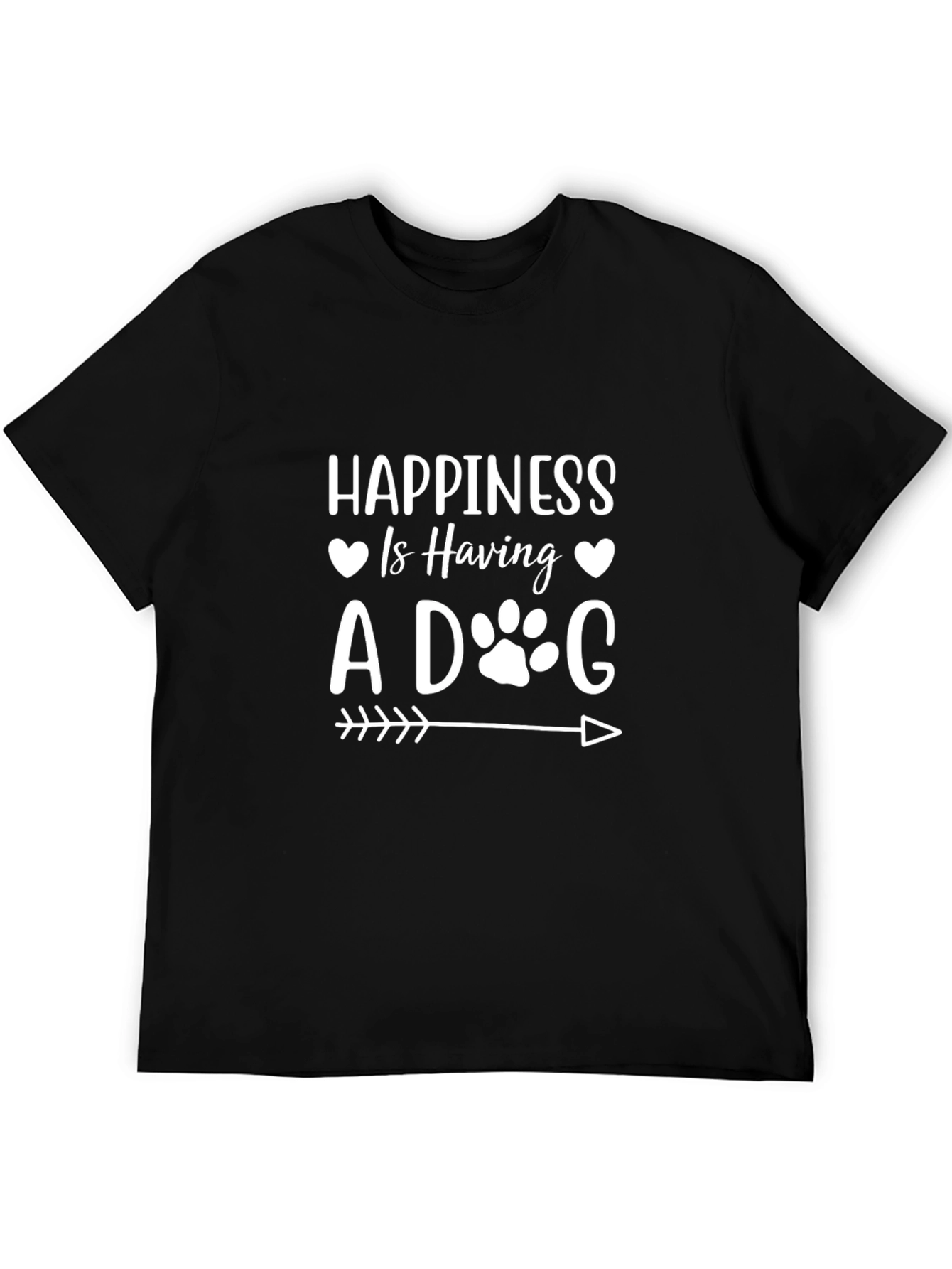 Happiness is Having A Dog Graphic Tee