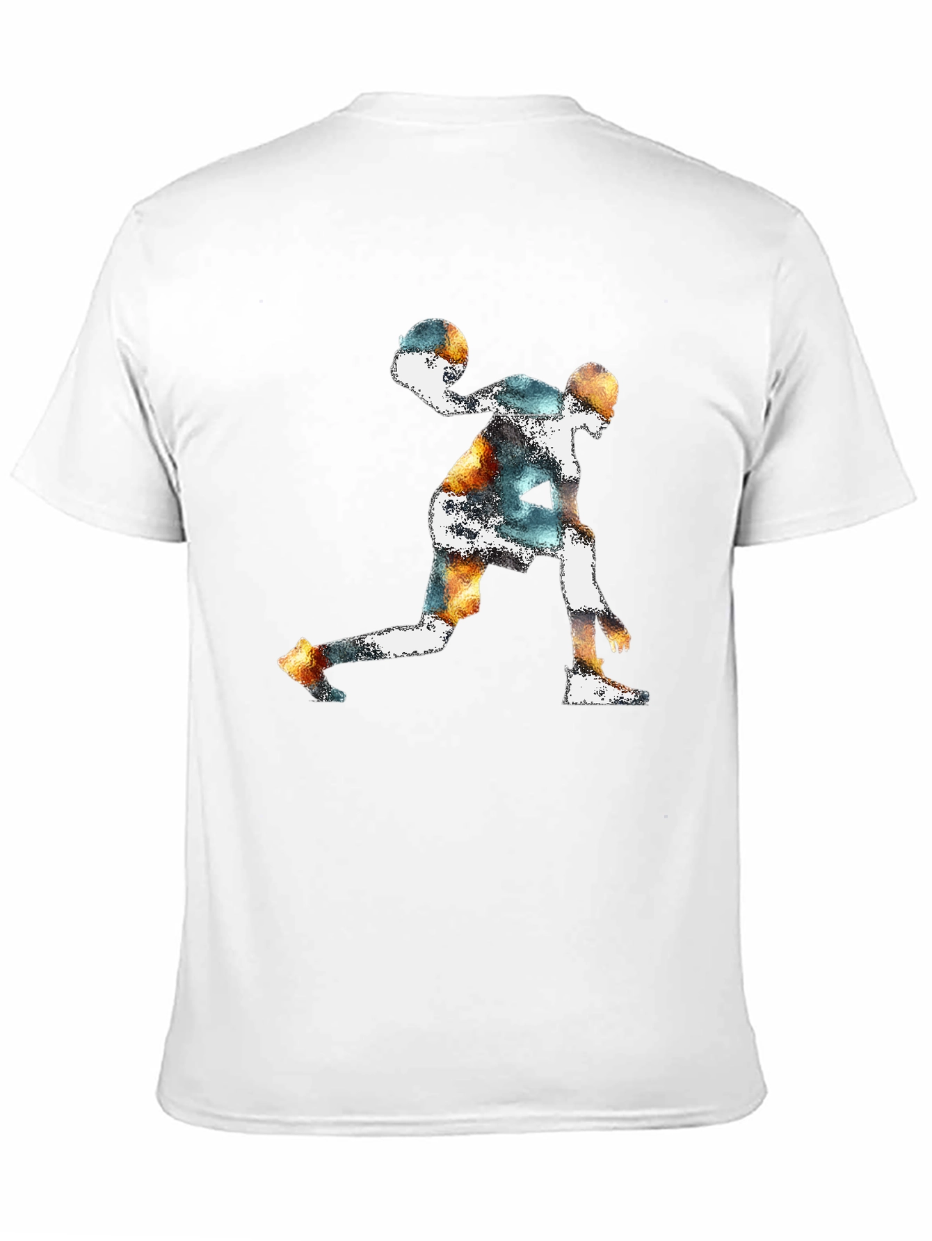 Basketball Player Graphic Print T-Shirt