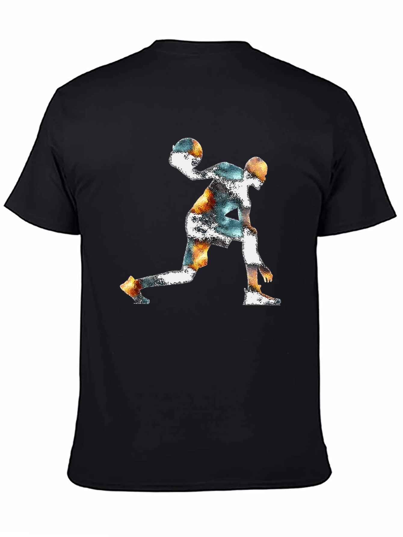 Basketball Player Graphic Print T-Shirt