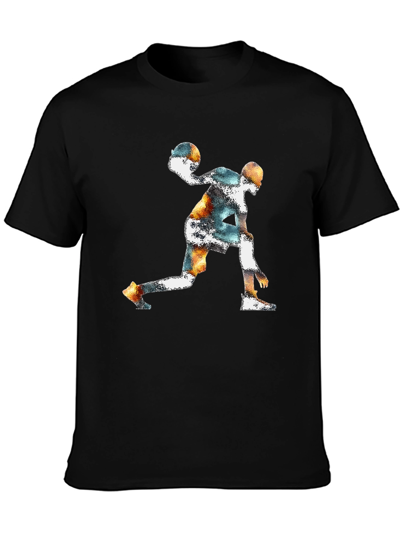 Basketball Player Graphic Print T-Shirt