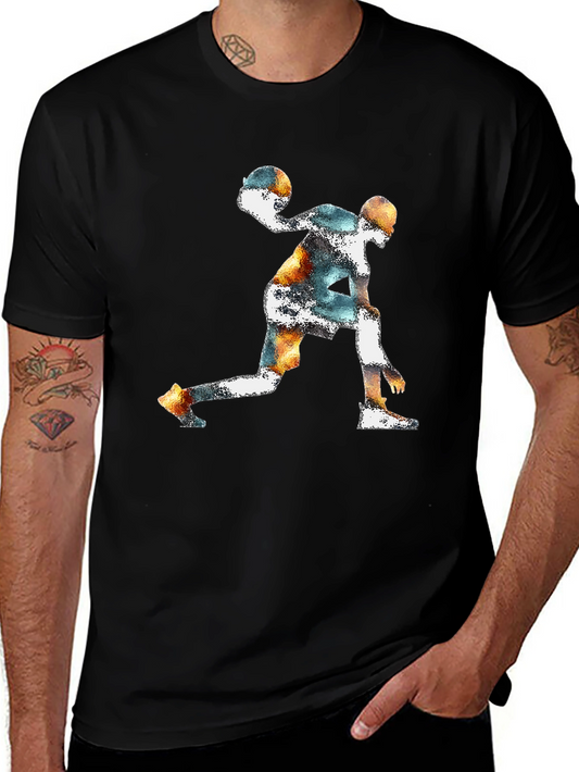 Basketball Player Graphic Print T-Shirt