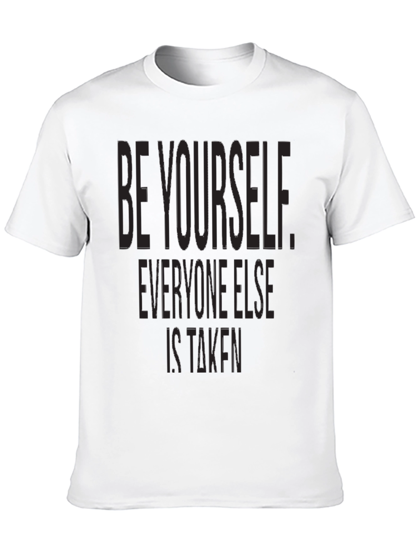 Be Yourself Graphic Tee - Black T-Shirt