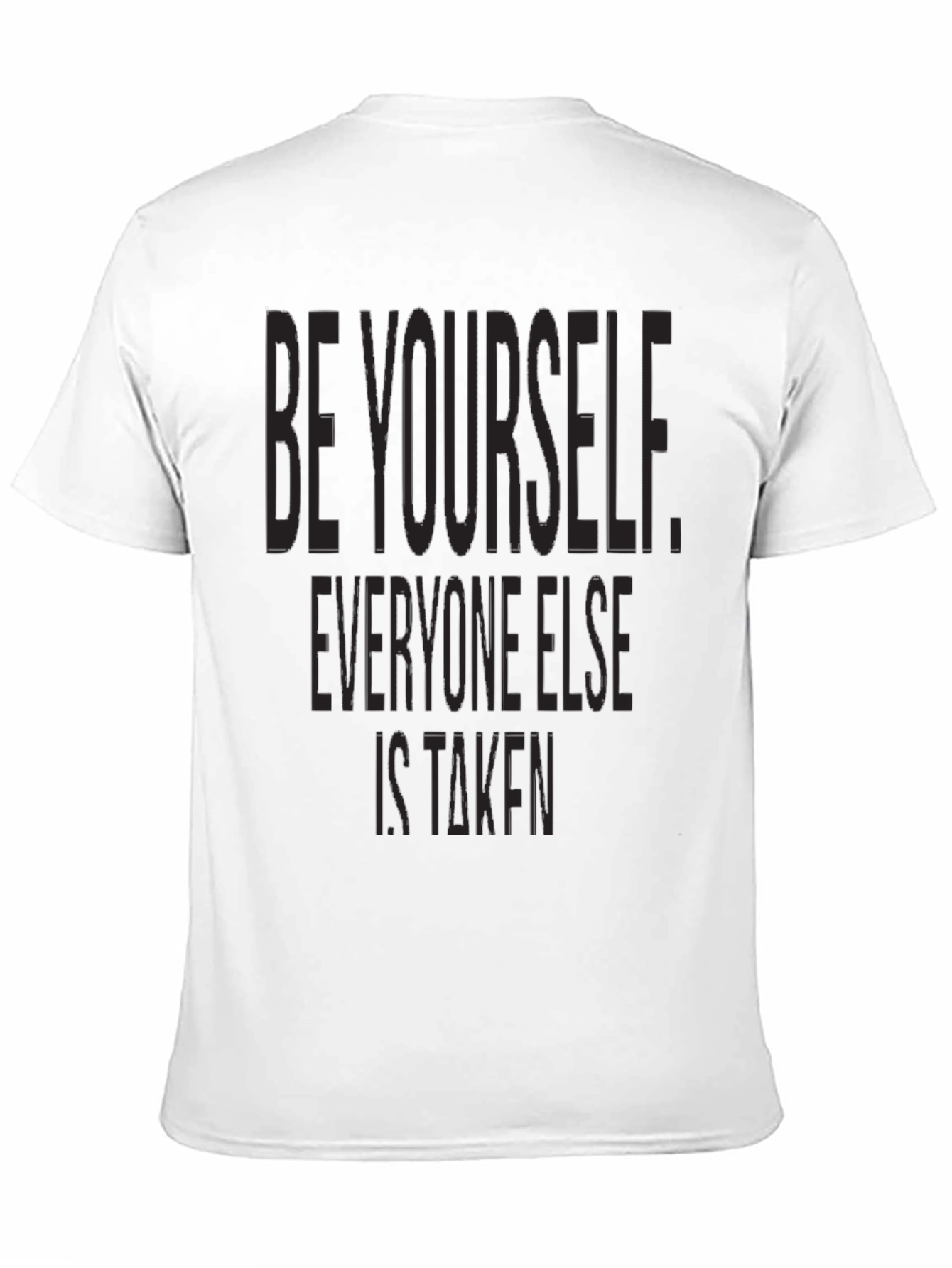 Be Yourself Graphic Tee - Black T-Shirt