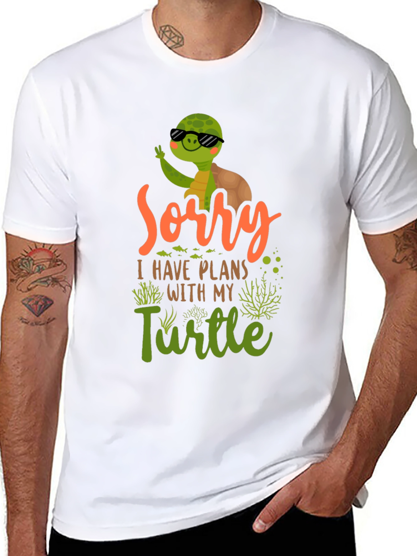 Sorry I Have Plans With My Turtle T-Shirt