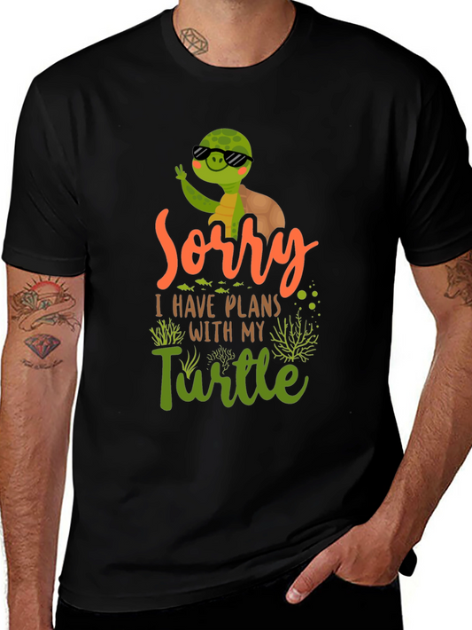 Sorry I Have Plans With My Turtle T-Shirt