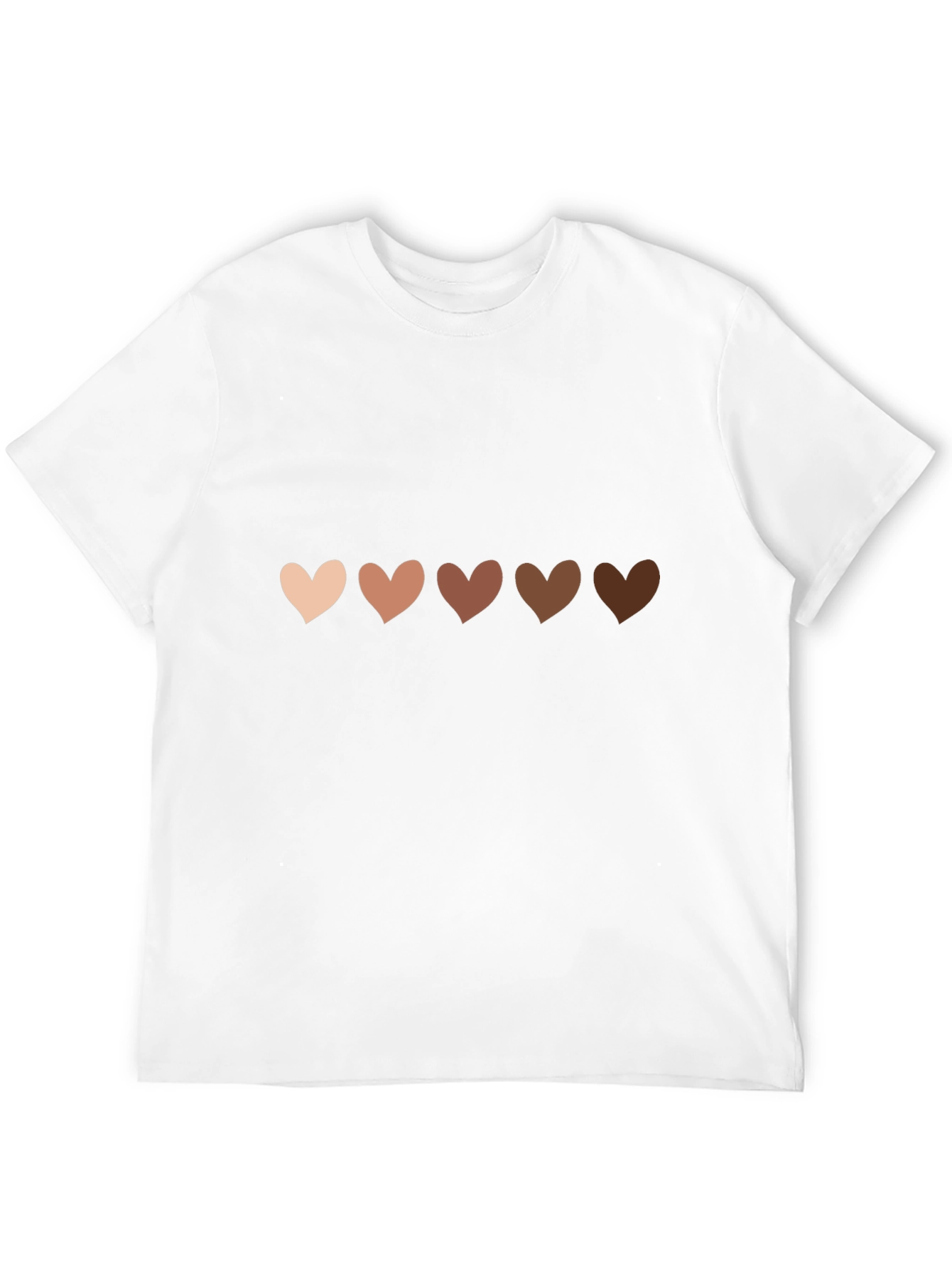 Diversity Hearts Black T-Shirt
