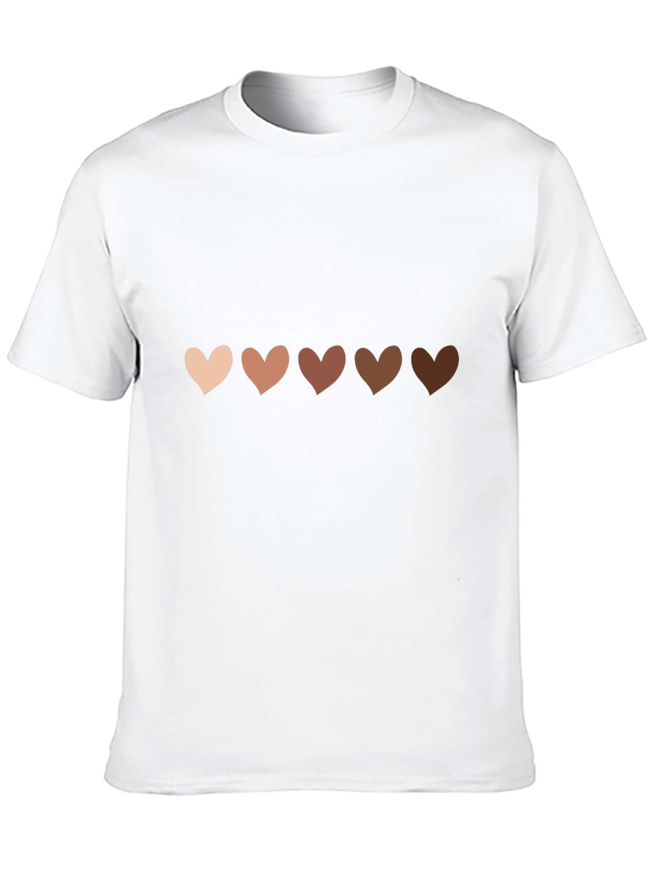 Diversity Hearts Black T-Shirt