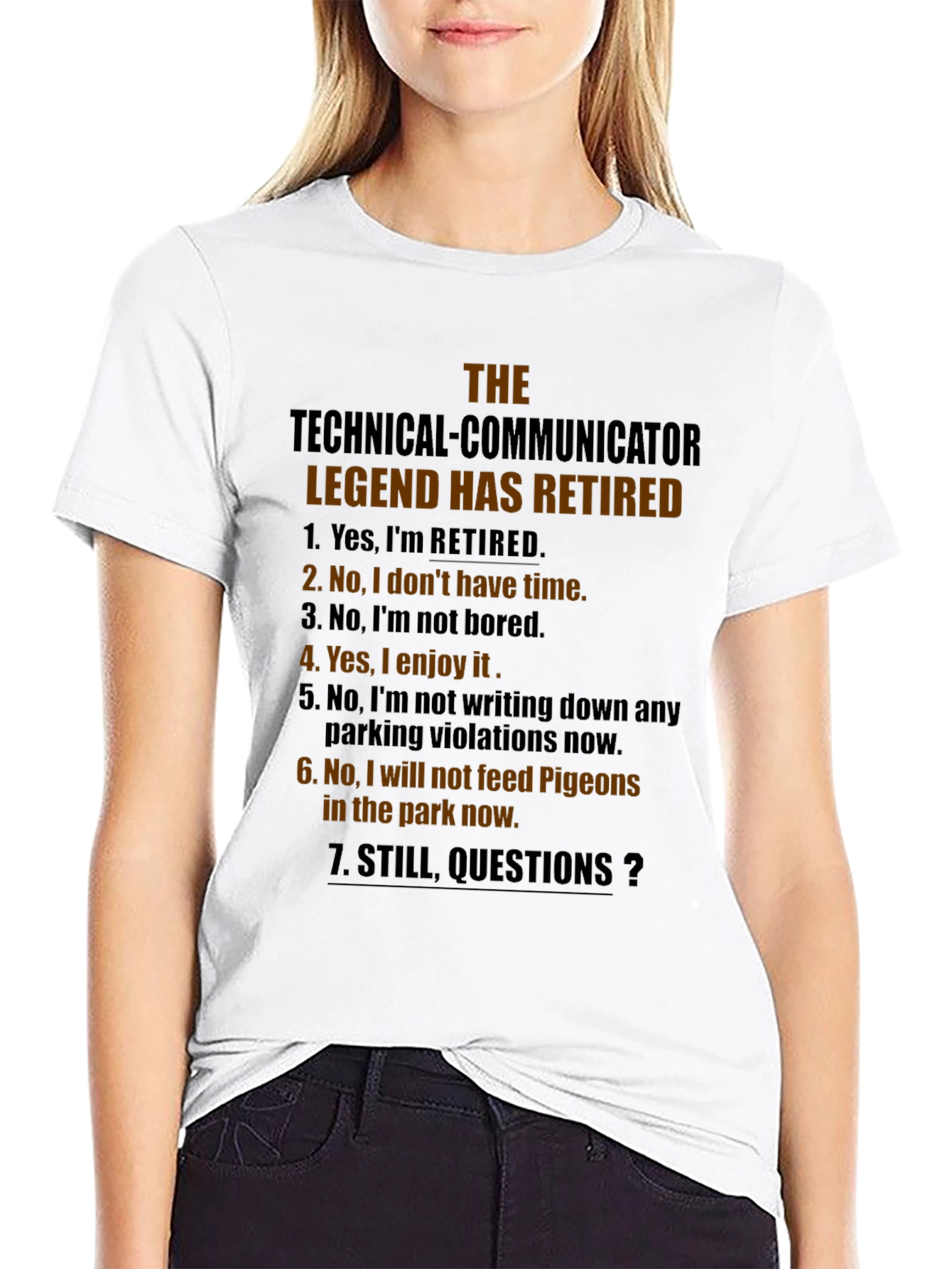 Retired Technical Communicator T-Shirt