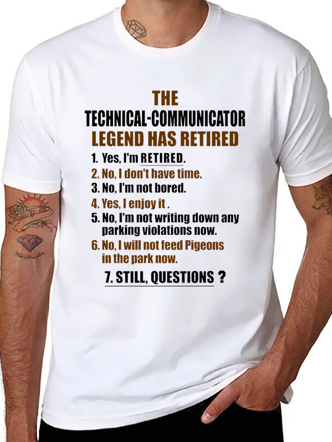 Retired Technical Communicator T-Shirt