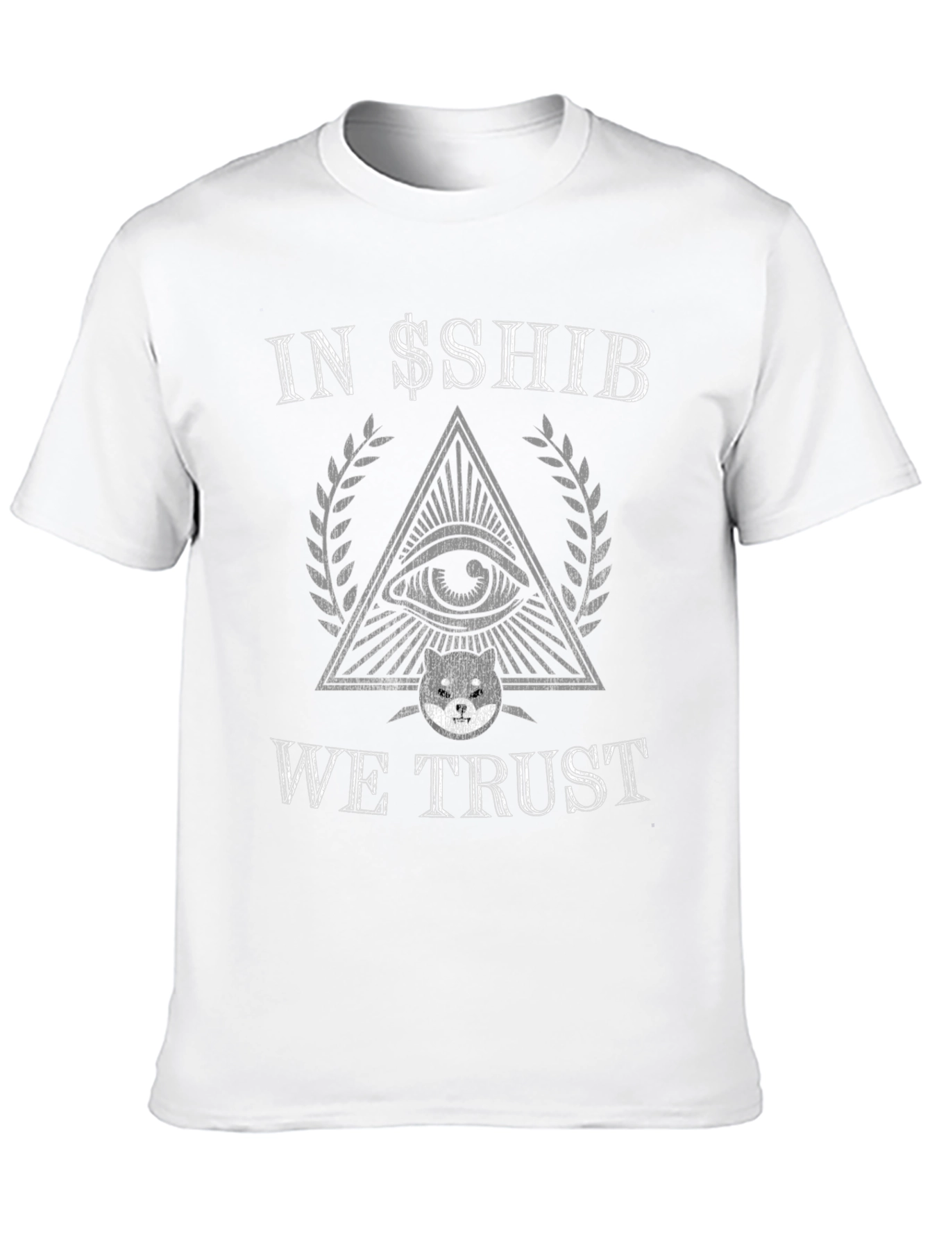 In $$SHIB We Trust Black Graphic Tee