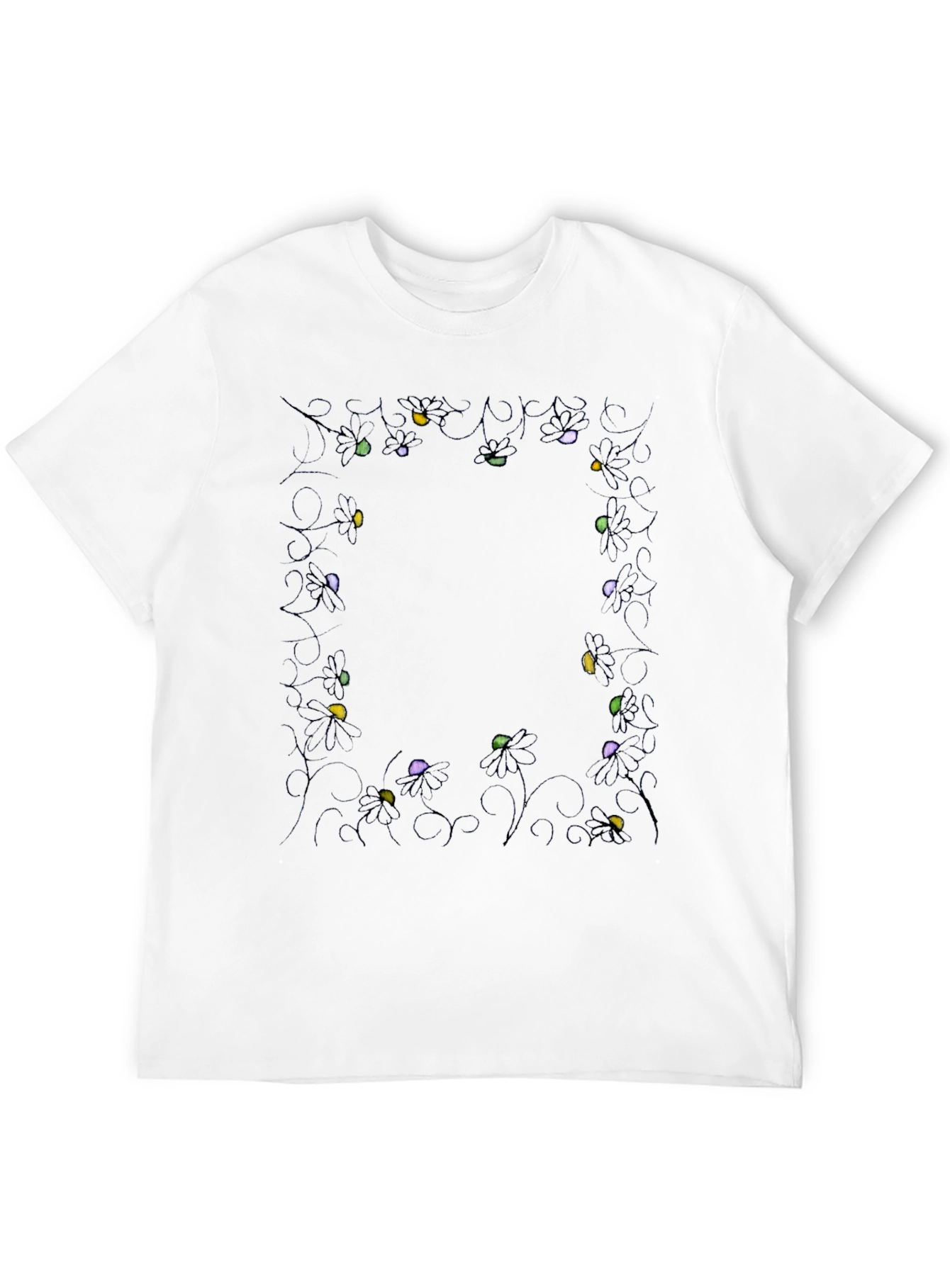Spider Lights Black T-Shirt Halloween Holiday Crew Neck Tee