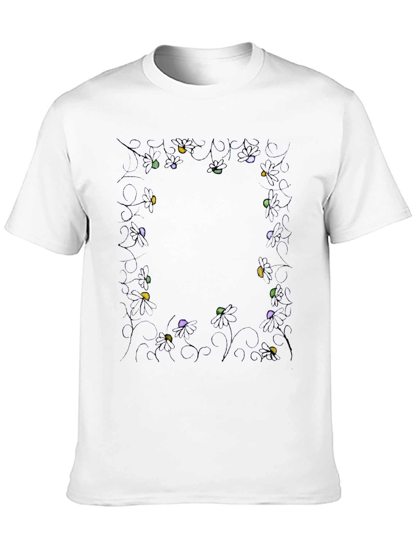 Spider Lights Black T-Shirt Halloween Holiday Crew Neck Tee