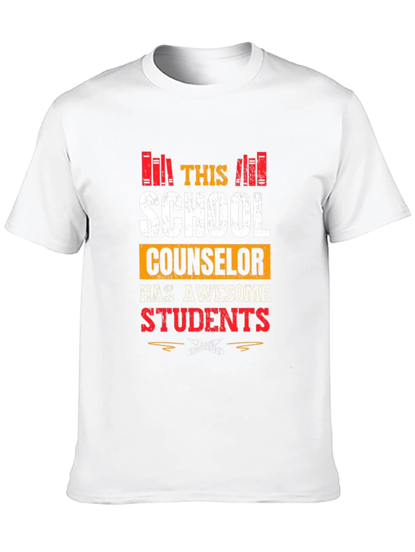 School Counselor T-Shirt Awesome Students