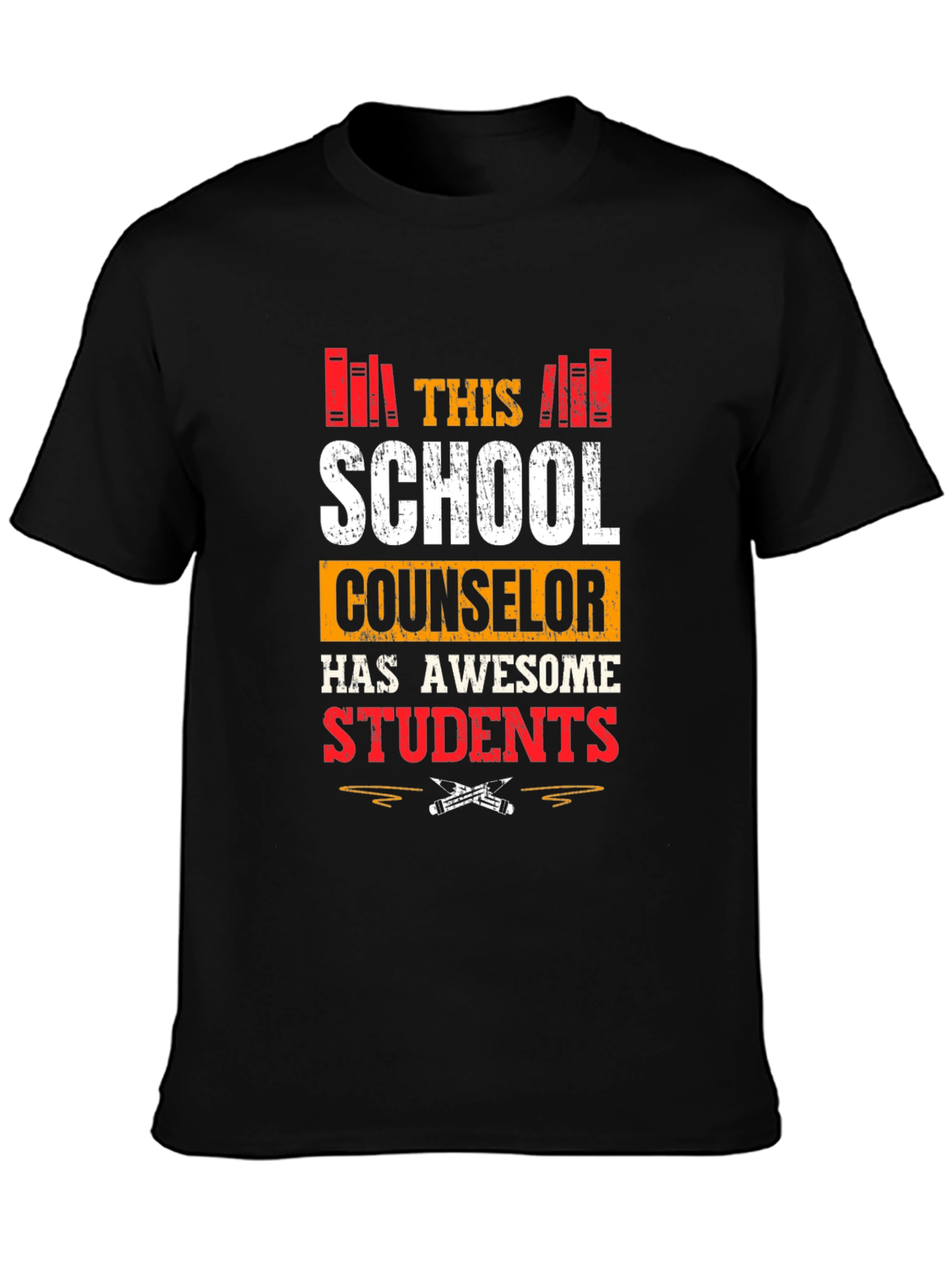 School Counselor T-Shirt Awesome Students