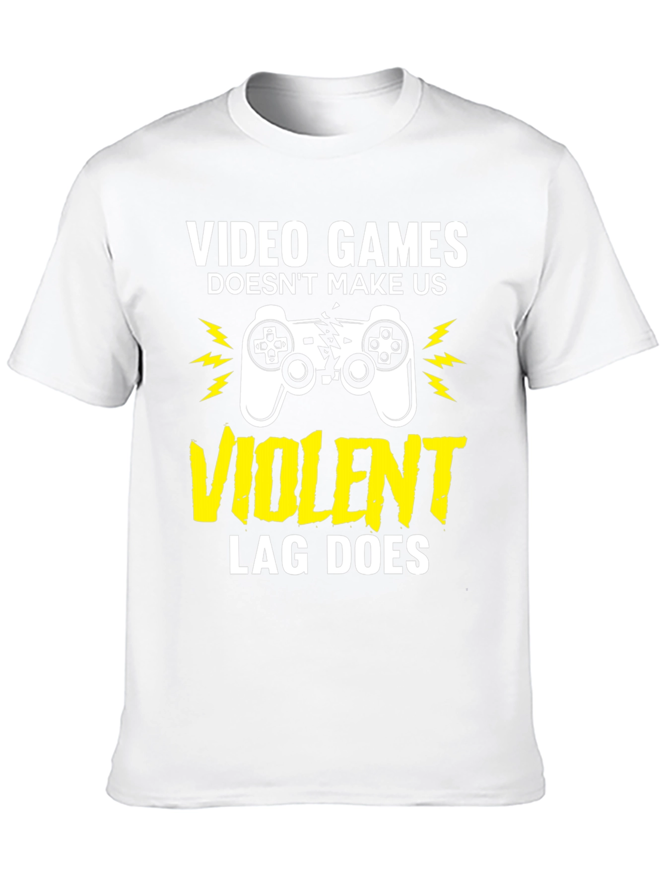 Video Games Violent Lag Funny Gamer T-Shirt