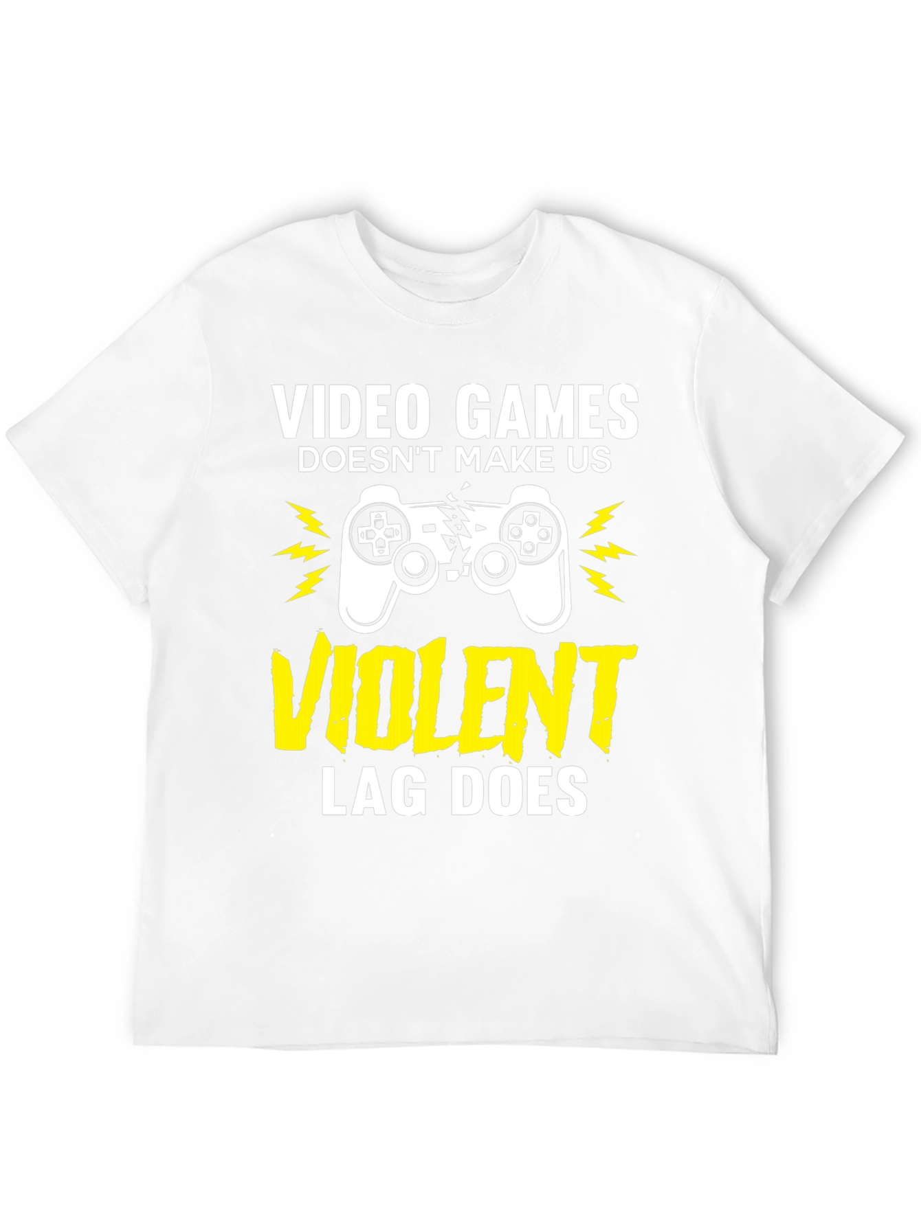 Video Games Violent Lag Funny Gamer T-Shirt