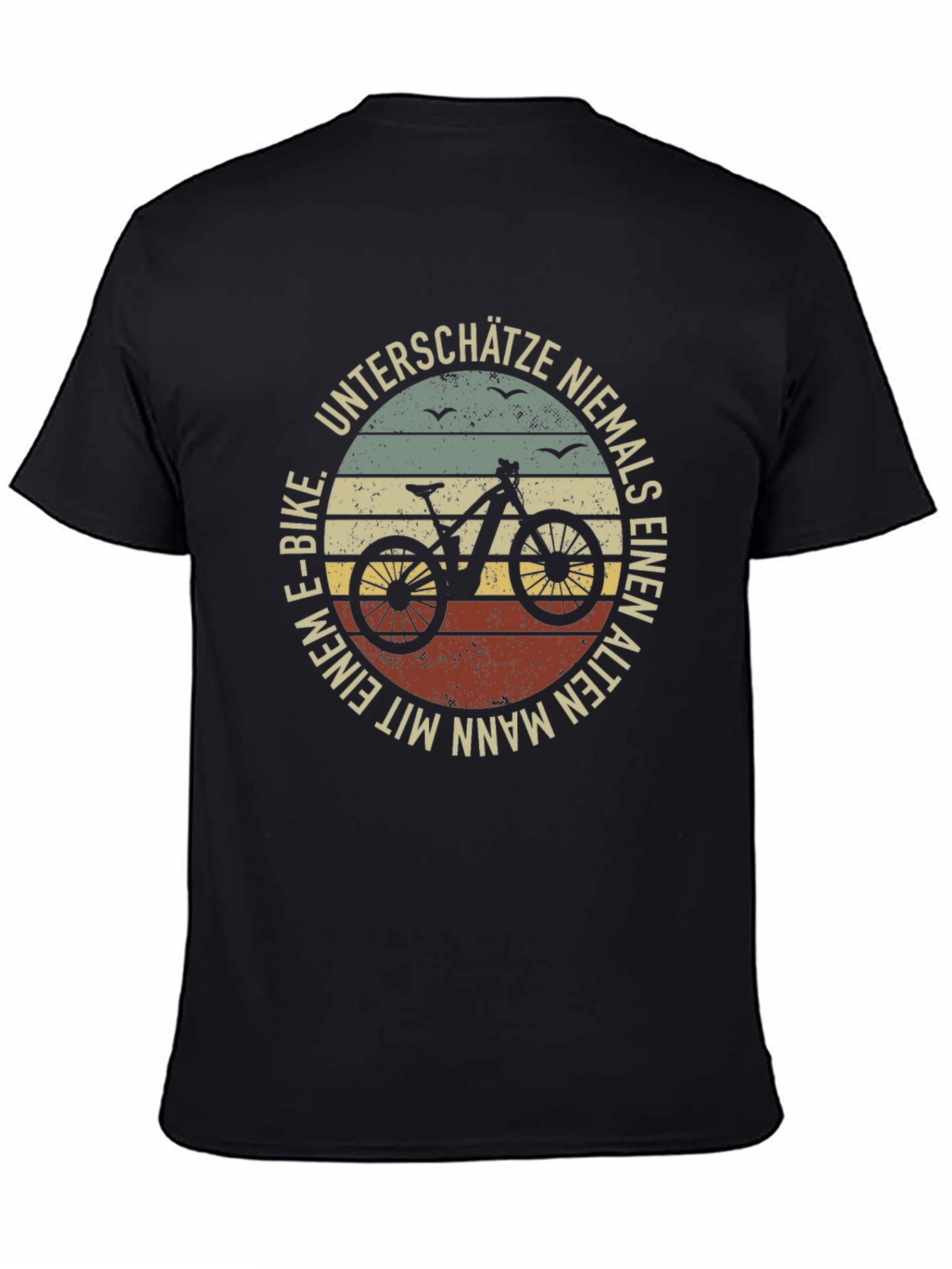 Old Man E-Bike Graphic Tee - Dont Underestimate!