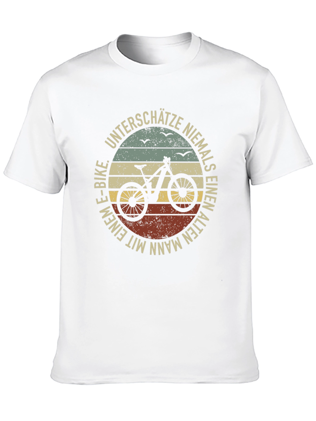 Old Man E-Bike Graphic Tee - Dont Underestimate!