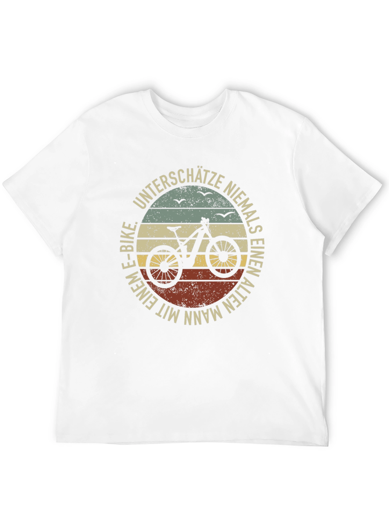 Old Man E-Bike Graphic Tee - Dont Underestimate!