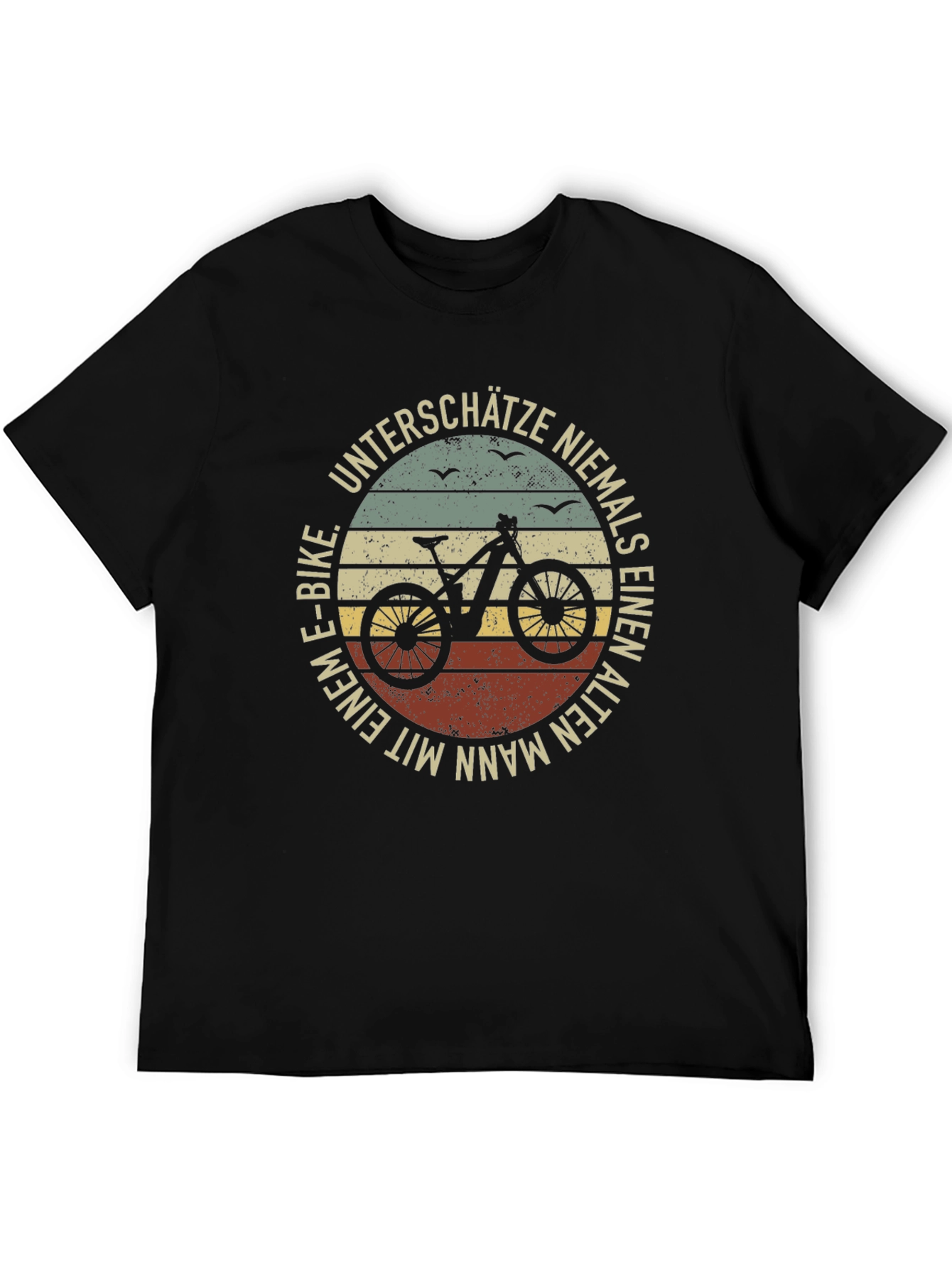 Old Man E-Bike Graphic Tee - Dont Underestimate!