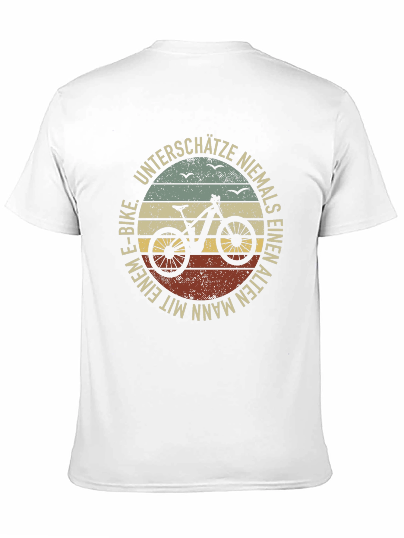 Old Man E-Bike Graphic Tee - Dont Underestimate!