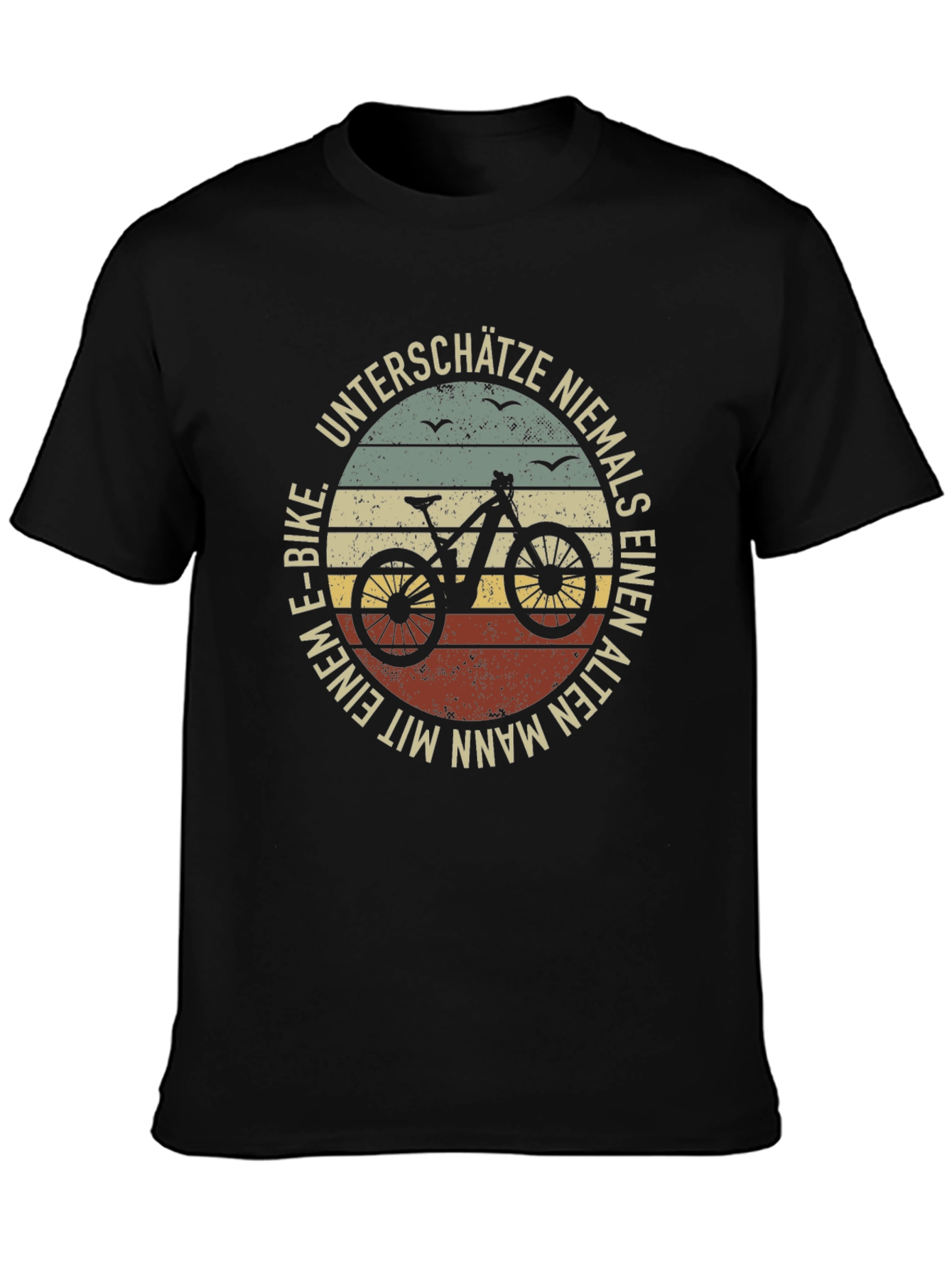 Old Man E-Bike Graphic Tee - Dont Underestimate!