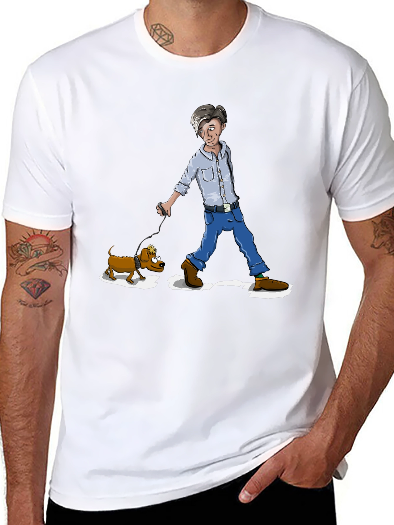 Man and Dog T-Shirt