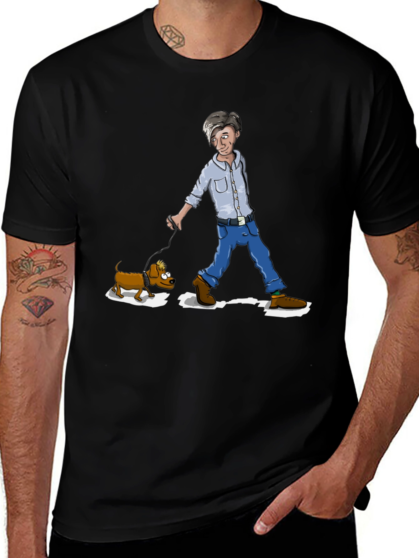 Man and Dog T-Shirt